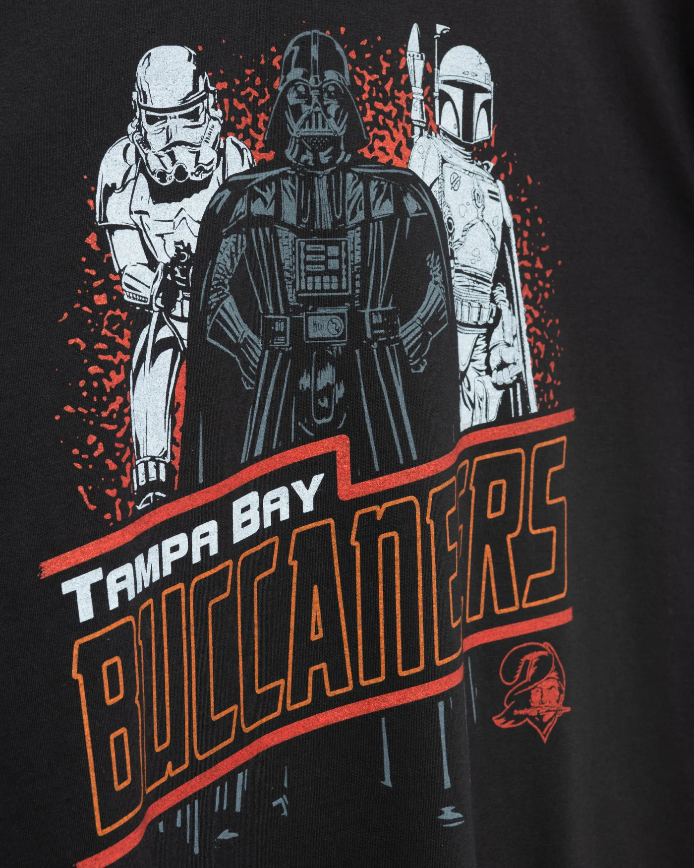 Unisex Star Wars™ x Junk Food x NFL Dark Side Team Buccaneers Tee - Image 2