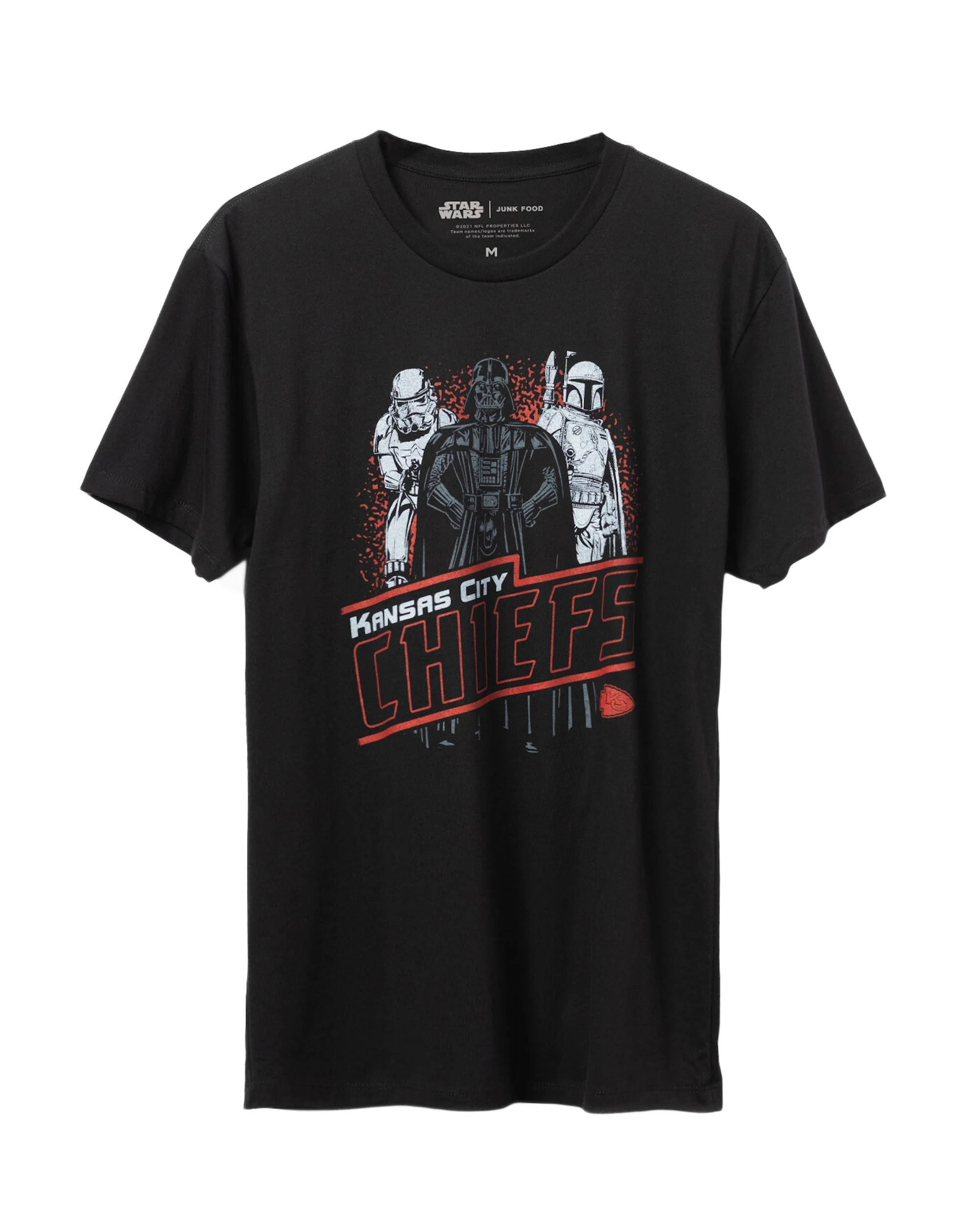 Unisex Star Wars™ x Junk Food x NFL Dark Side Team Chiefs Tee