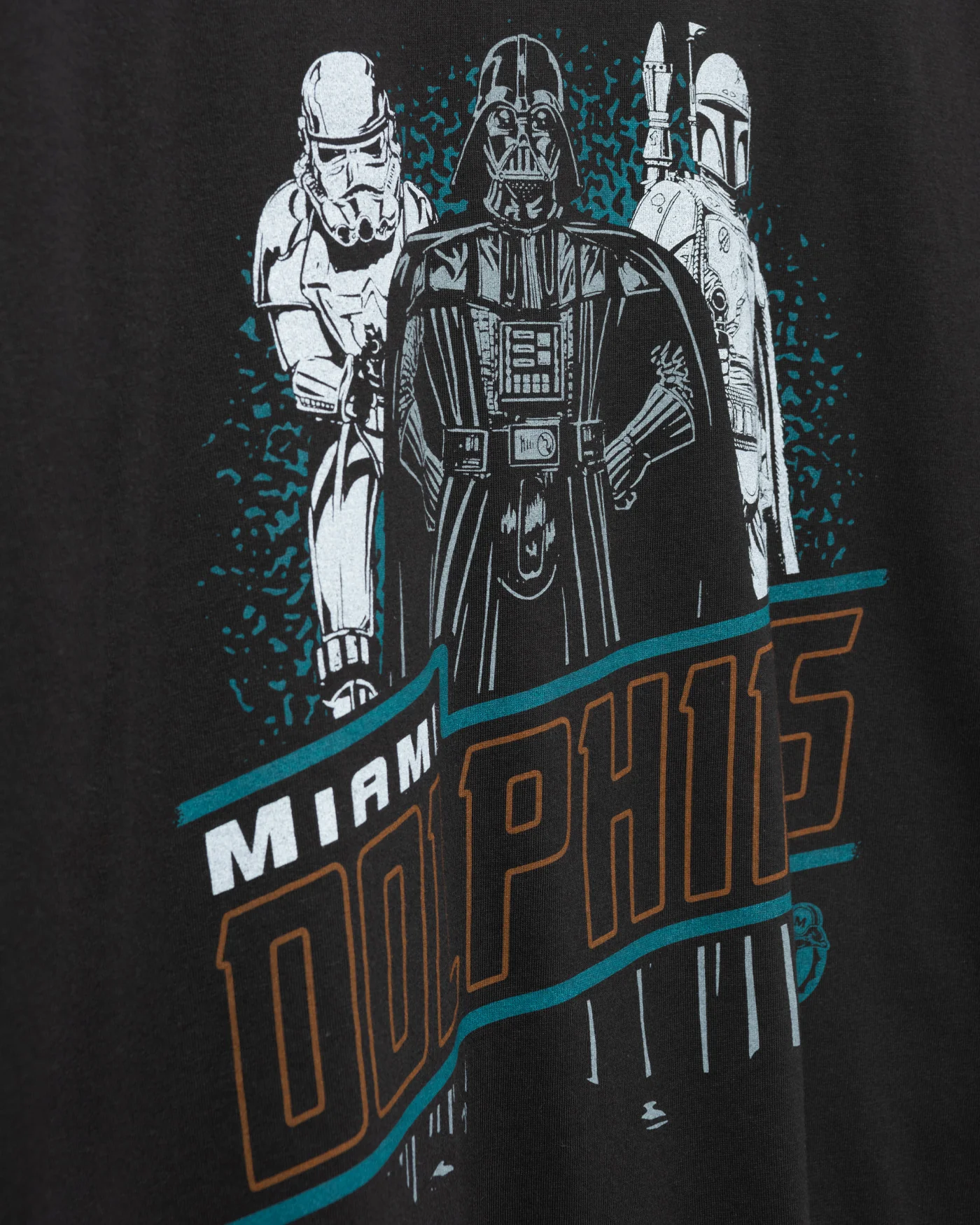 Star Wars��� x Junk Food x NFL Dark Side Team Dolphins Tee - Image 3