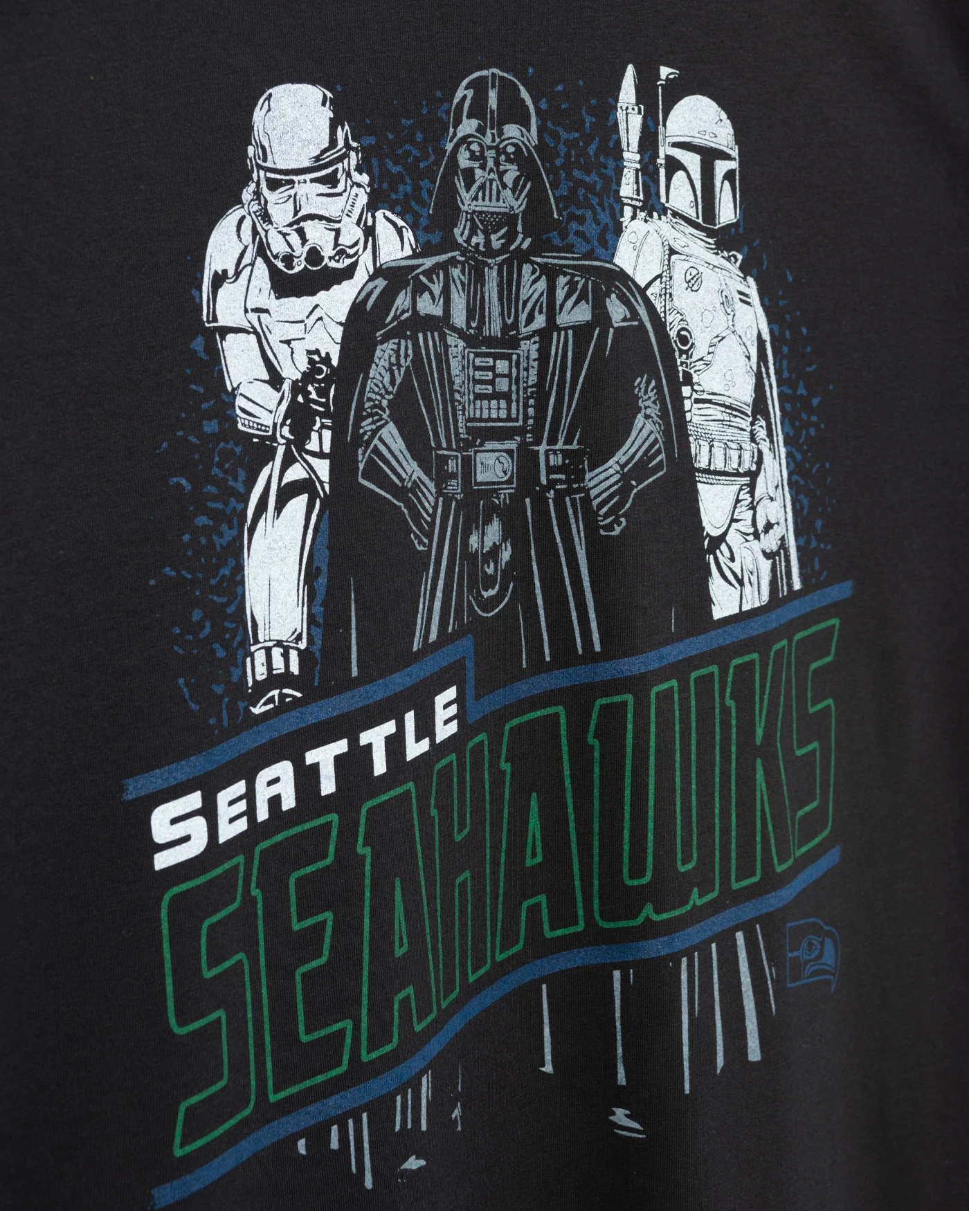 Unisex Star Warsâ„¢ x Junk Food x NFL Dark Side Team Seahawks Tee - Image 2