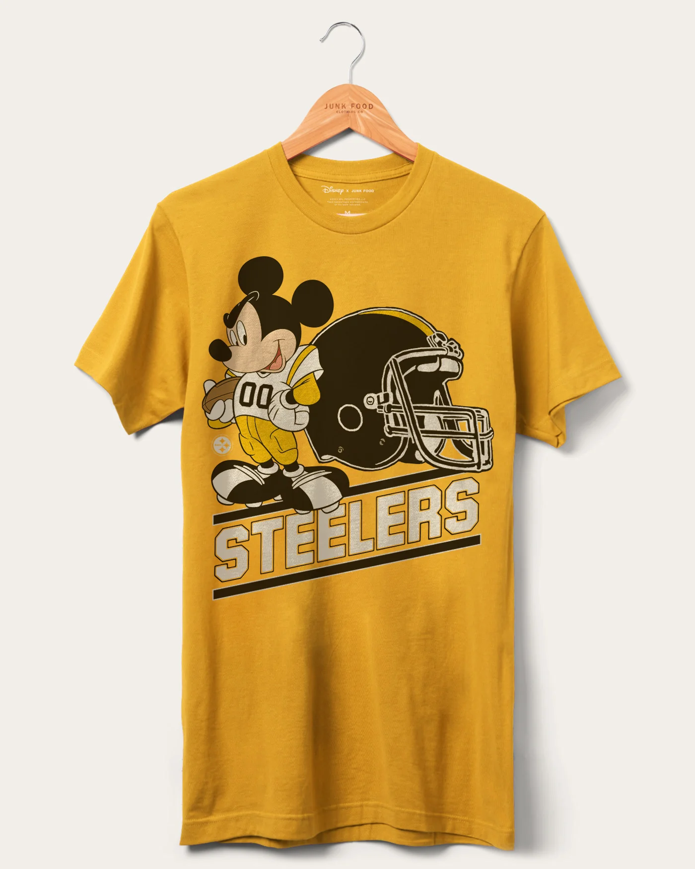 Steelers Disney Mickey Came to Play Fan Tee - Image 3