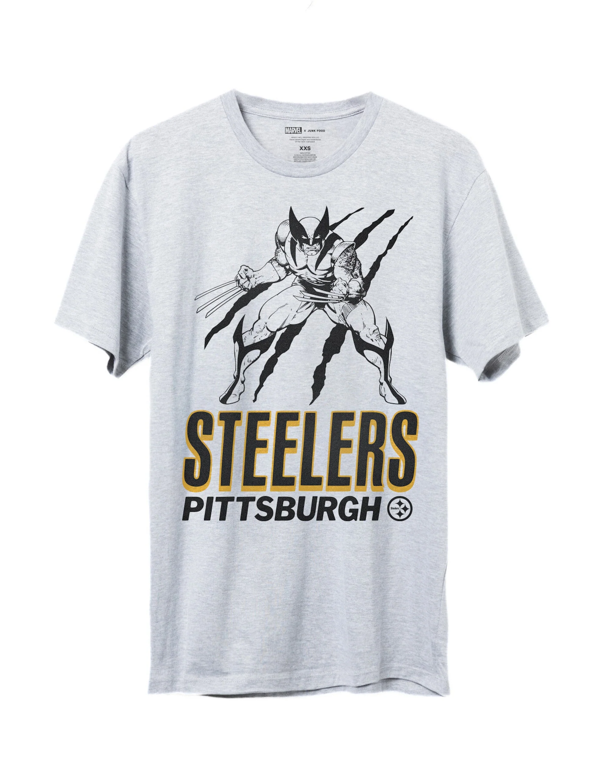 Steelers Marvel Wolverine Slash Tee