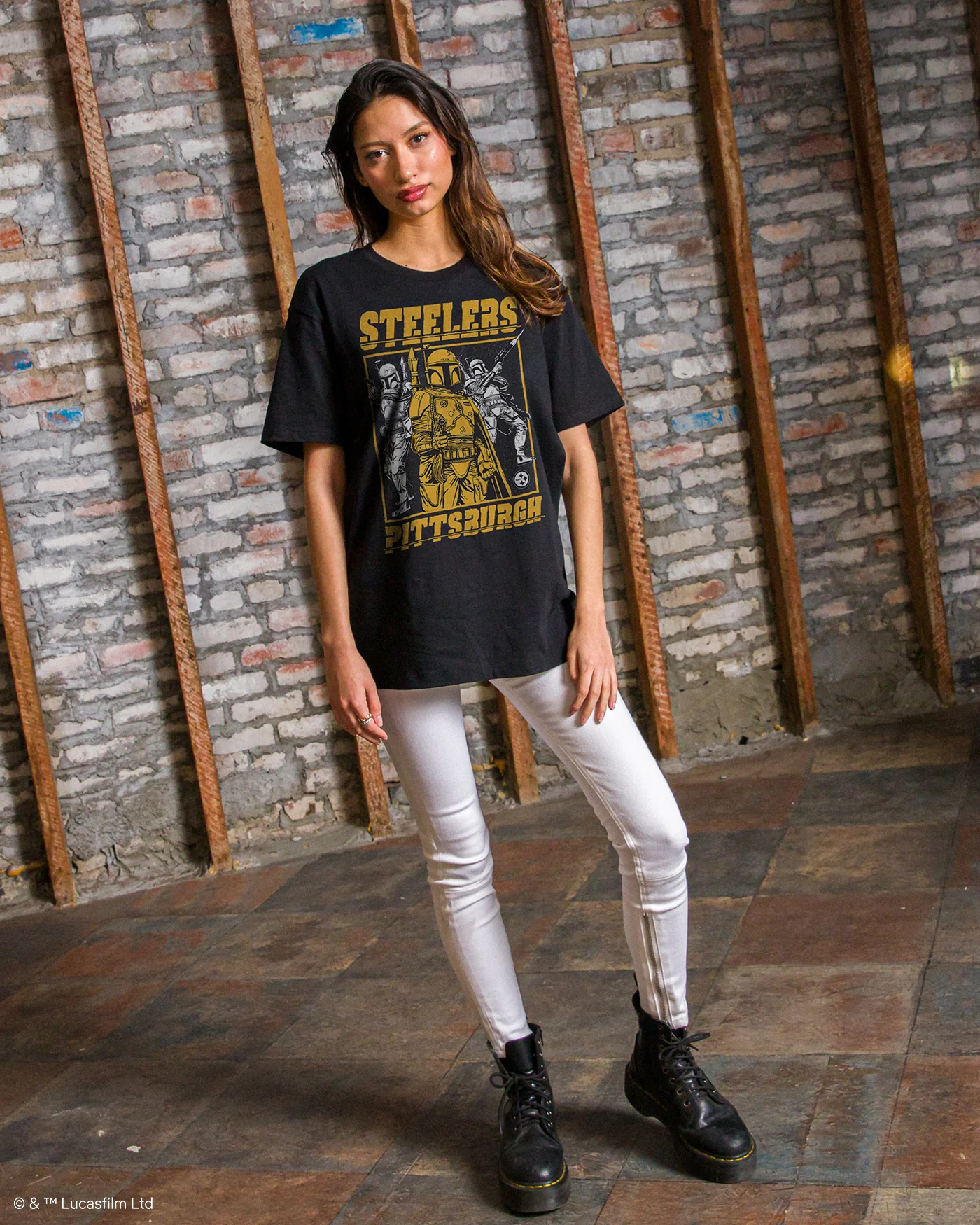 Steelers Star Wars™ Boba Fett Showdown Fan Tee - Image 2