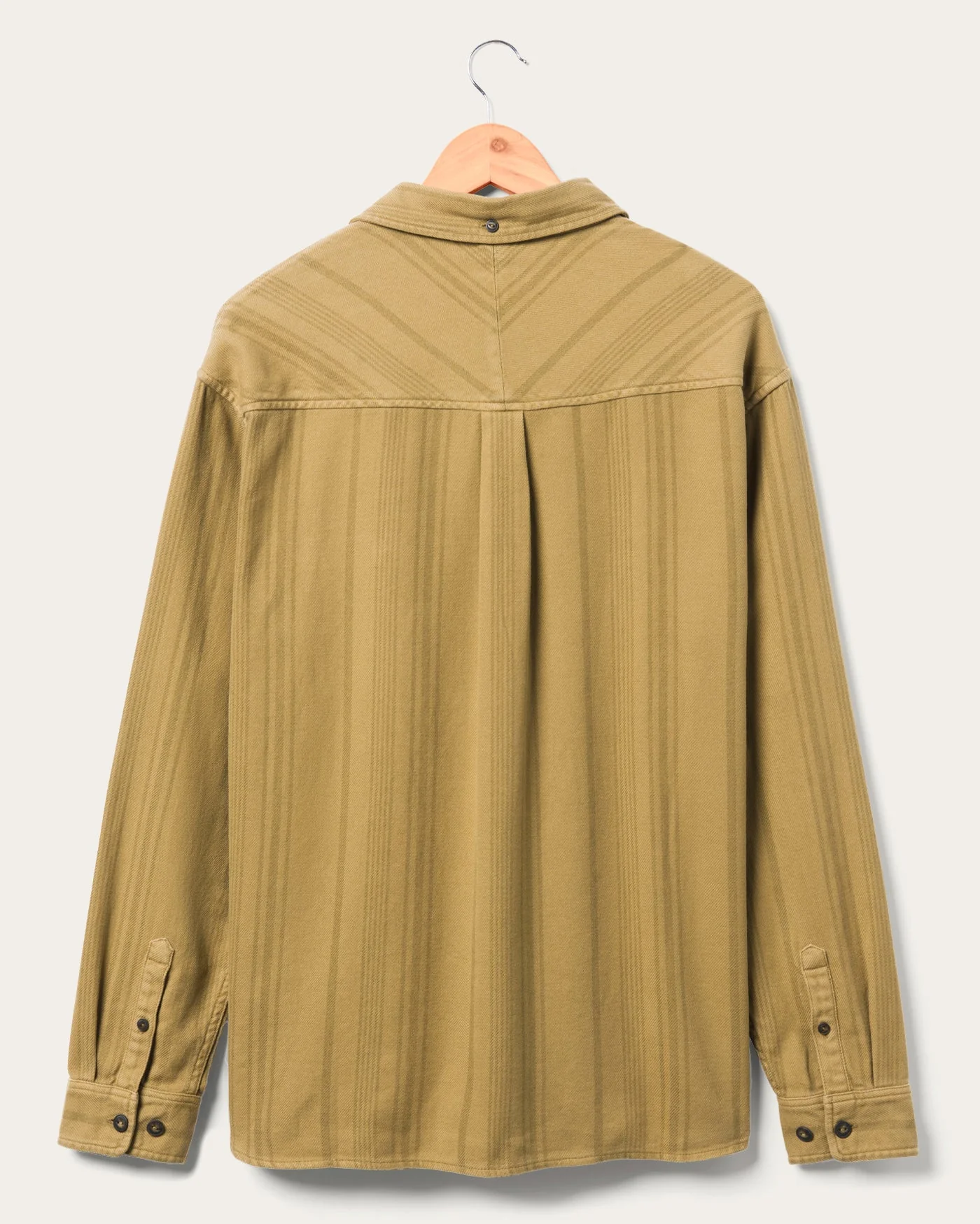 Unisex Tonal Stripe Flannel Shirt - Image 4