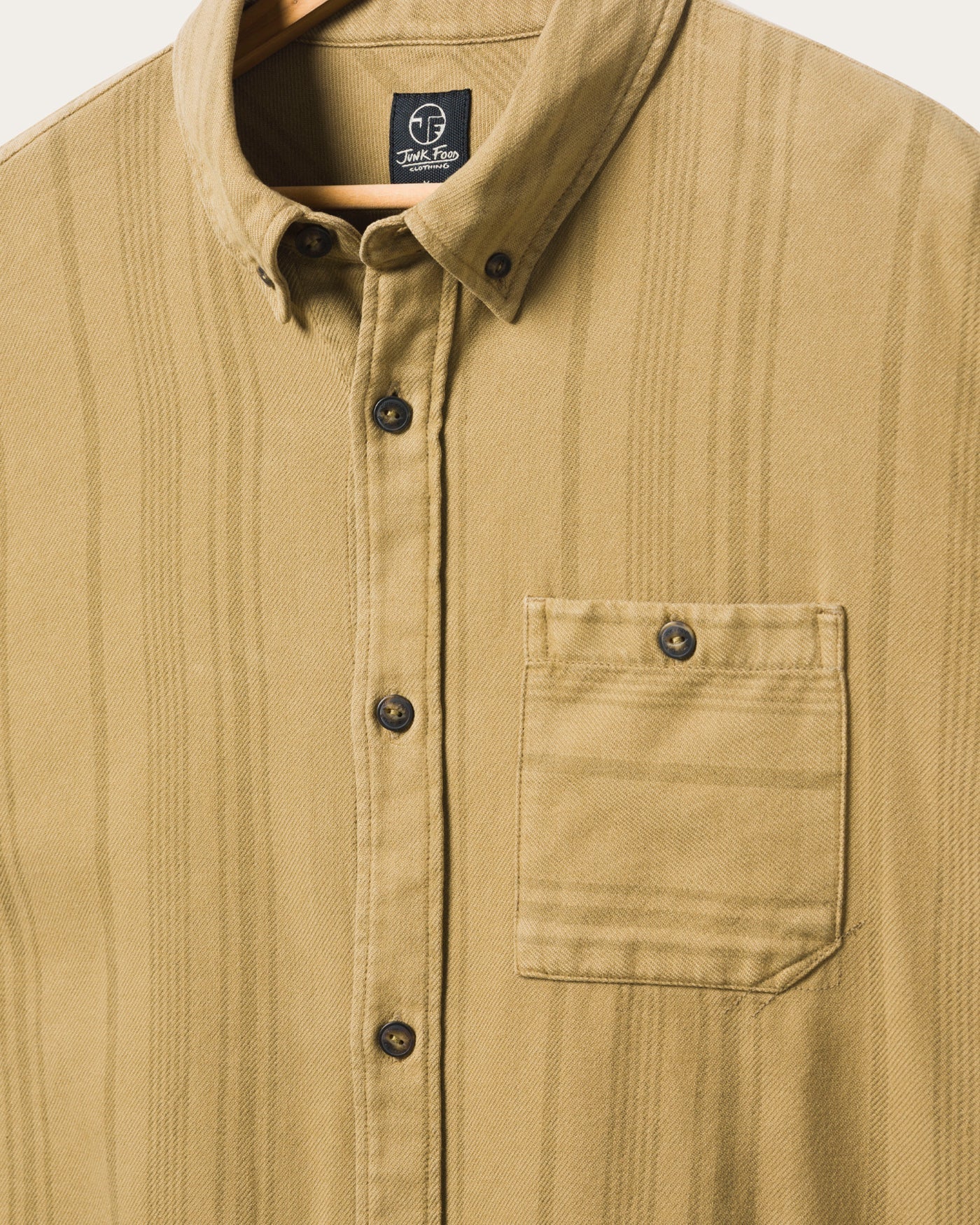 Unisex Tonal Stripe Flannel Shirt - Image 5