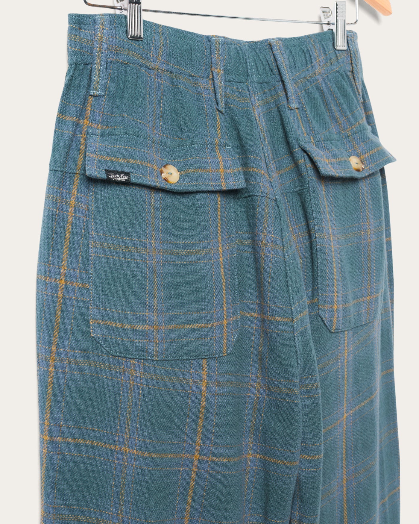 Unisex Straight Twill Plaid Pant - Image 8