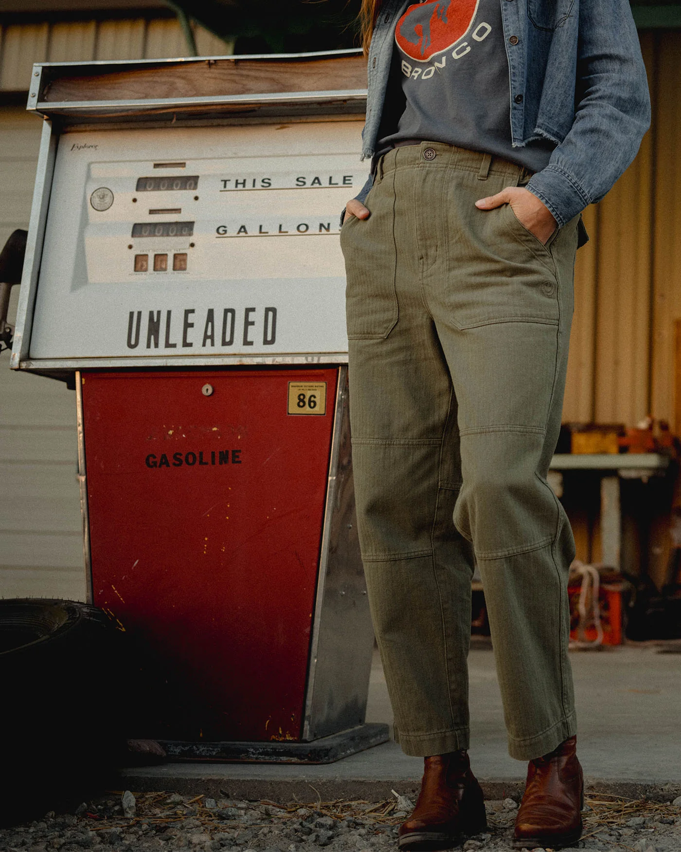 Unisex Utility Straight Twill Pant - Image 5