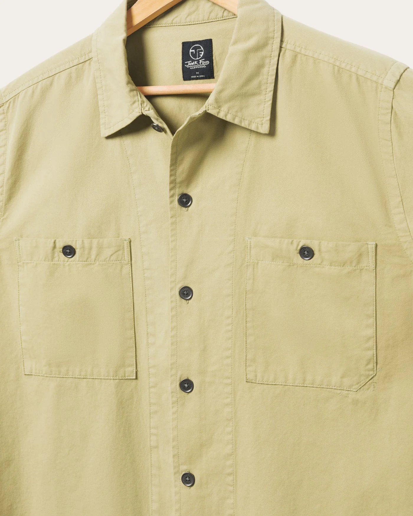 Unisex Washed Twill Work Shirt - Image 5