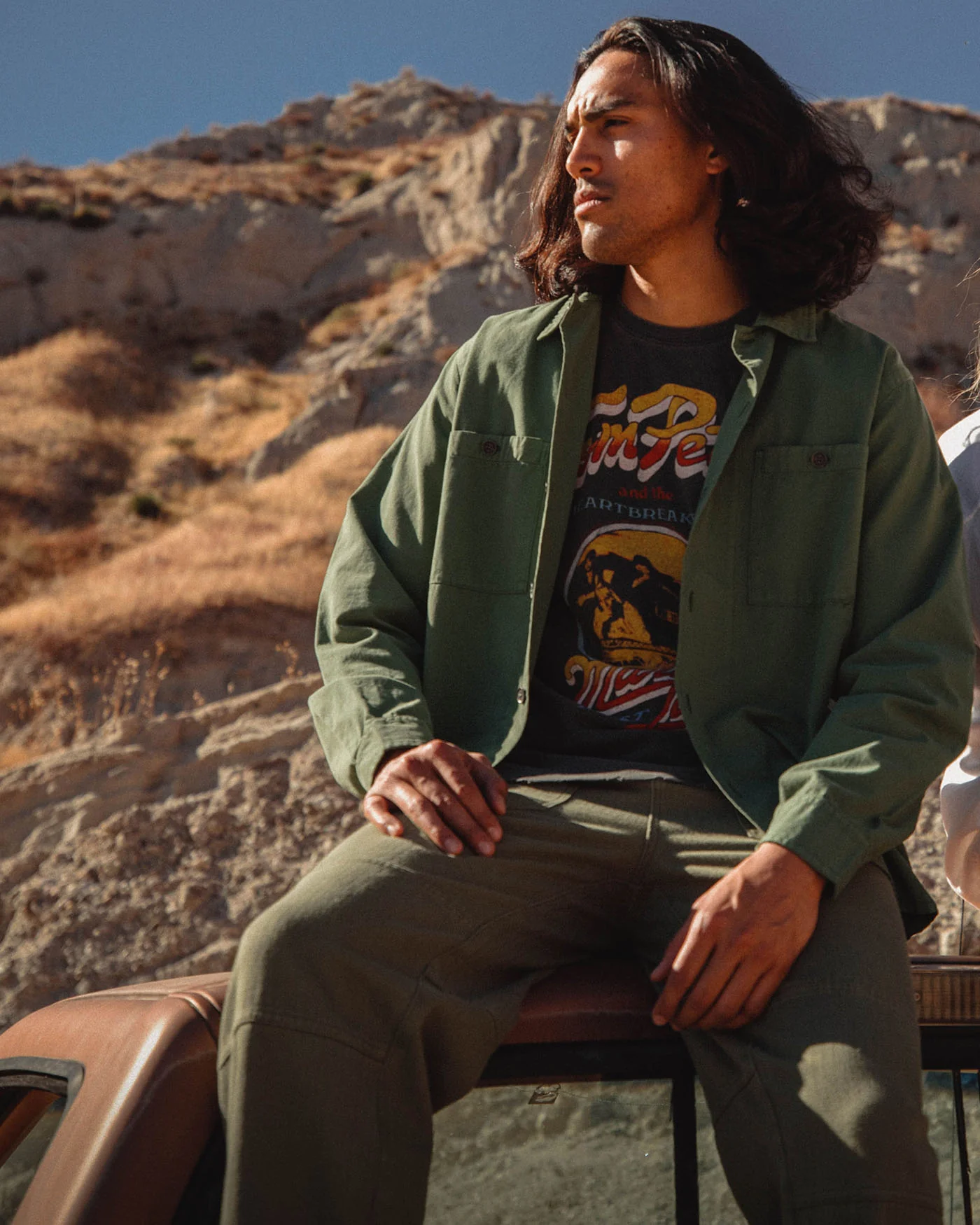 Unisex Washed Twill Work Shirt - Image 2