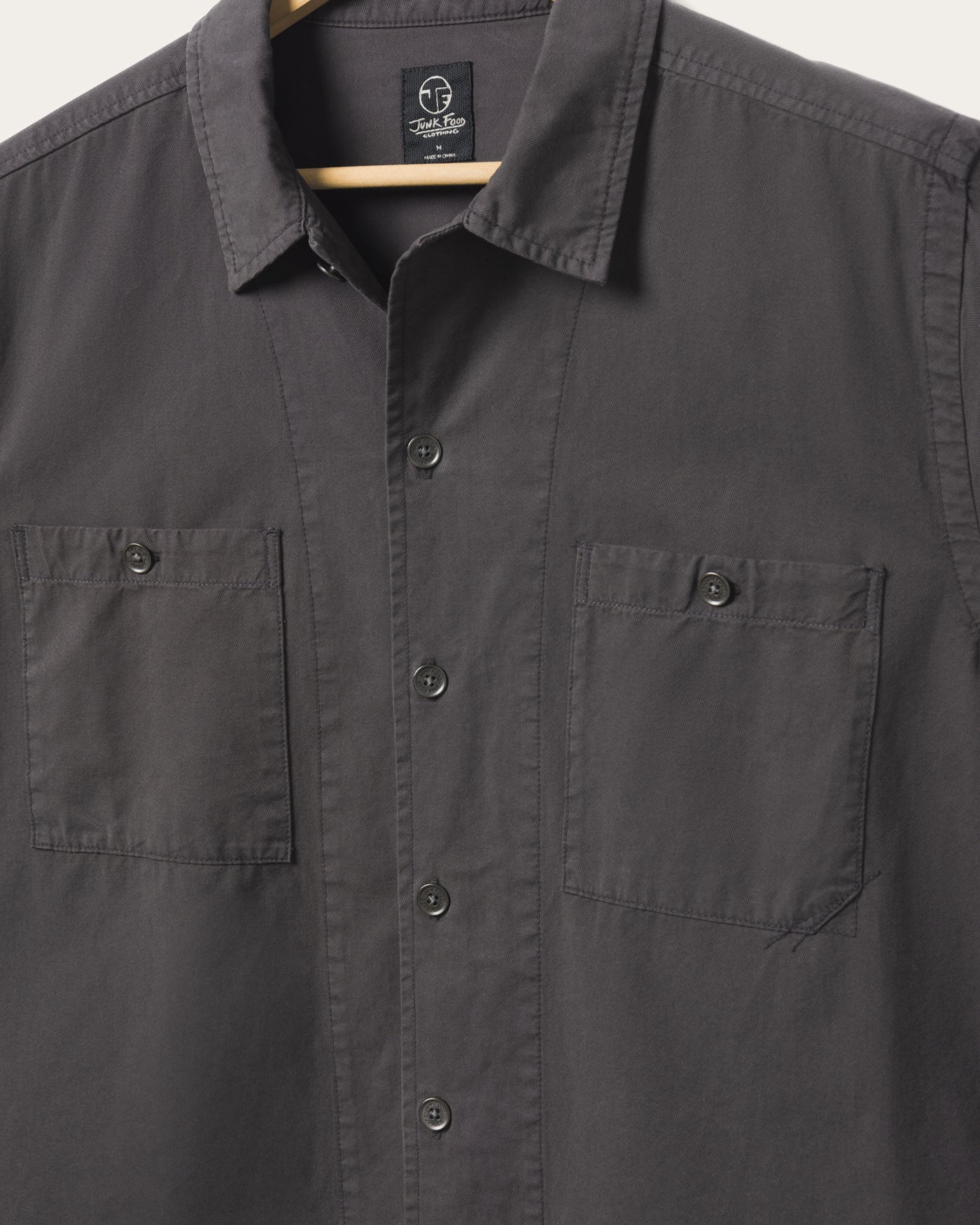 Unisex Washed Twill Work Shirt - Image 6
