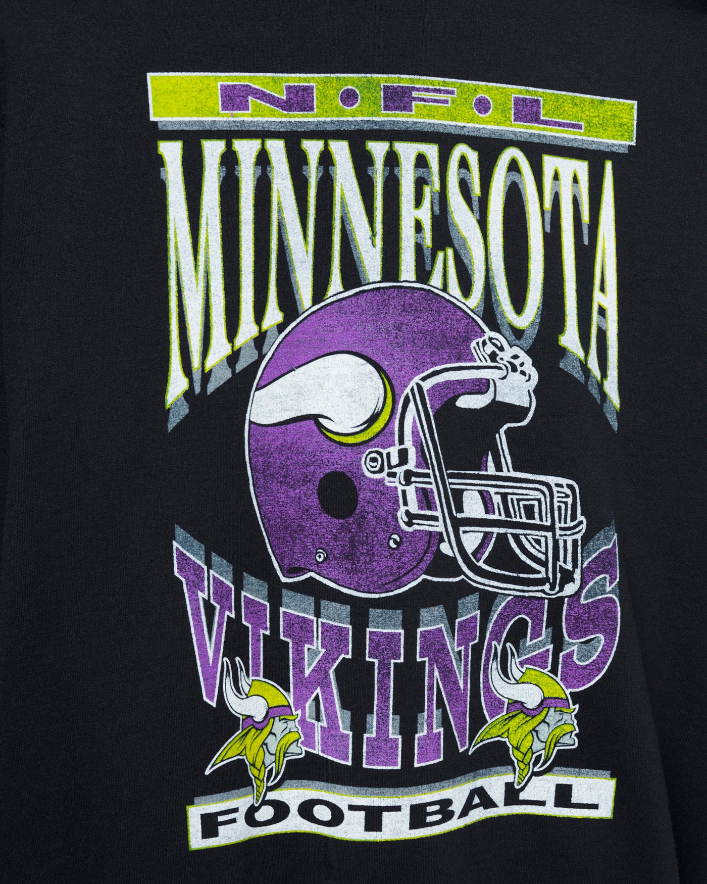 Minnesota Viking Helmet Flea Market Crew Fleece - Image 5