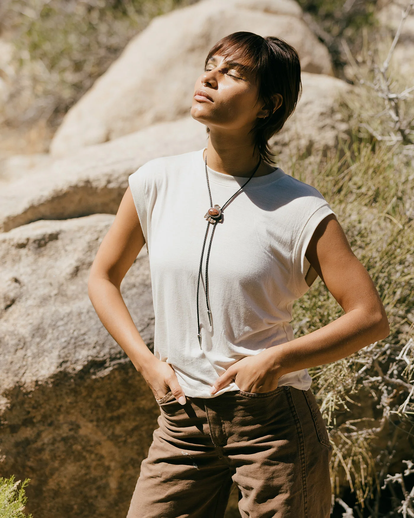 Women's Vintage Tissue Muscle Tank - Image 3