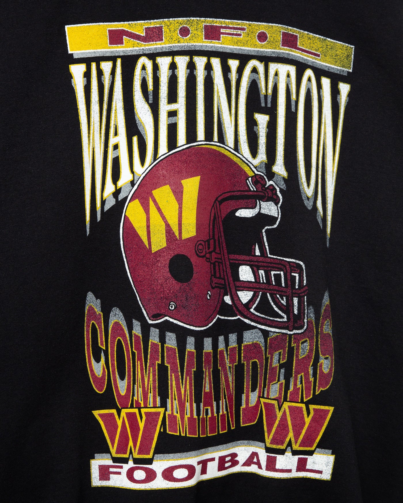 Washington Commanders Helmet Flea Market Crew Fleece - Image 3