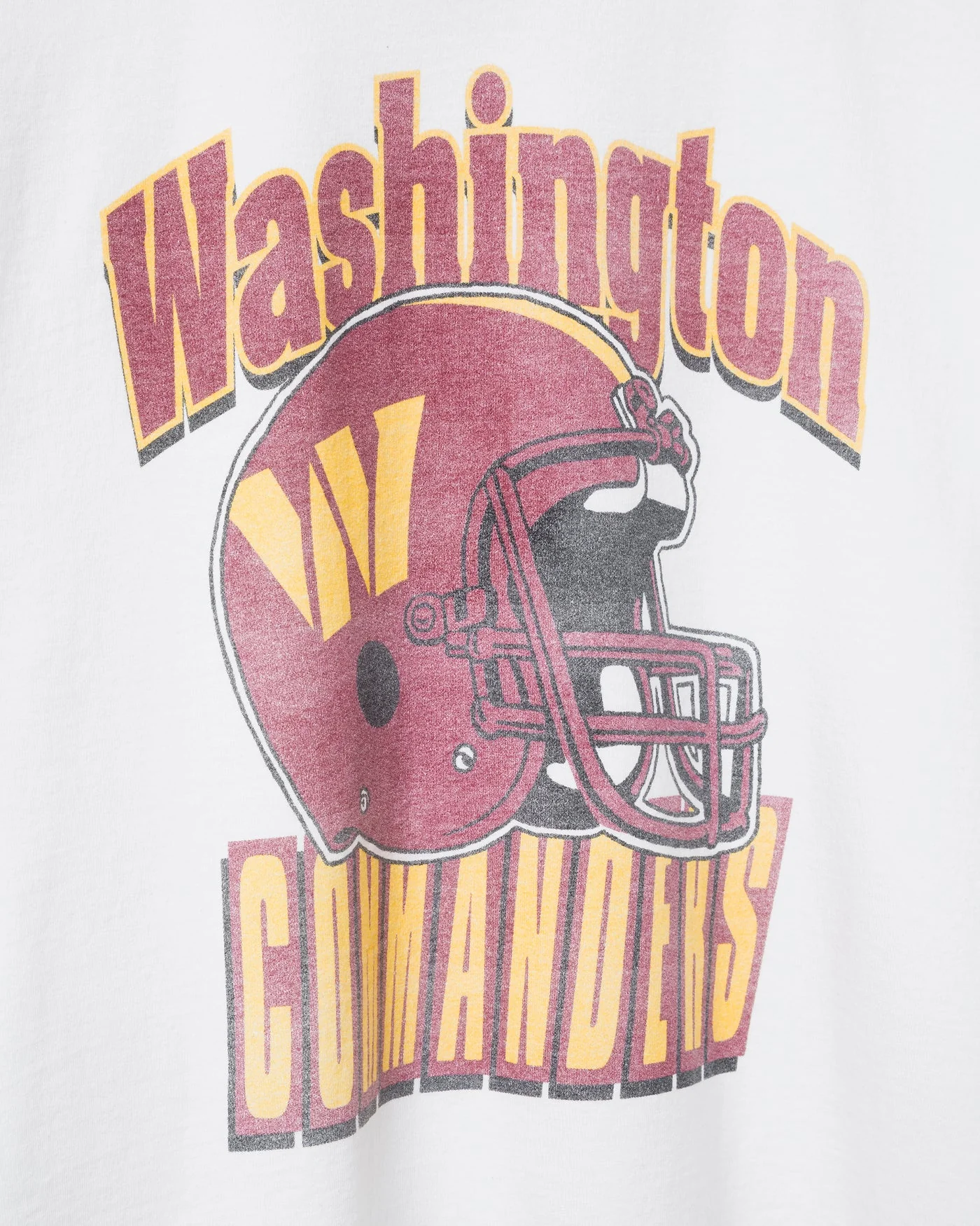Washington Commanders Throwback Helmet Flea Market Tee - Image 3