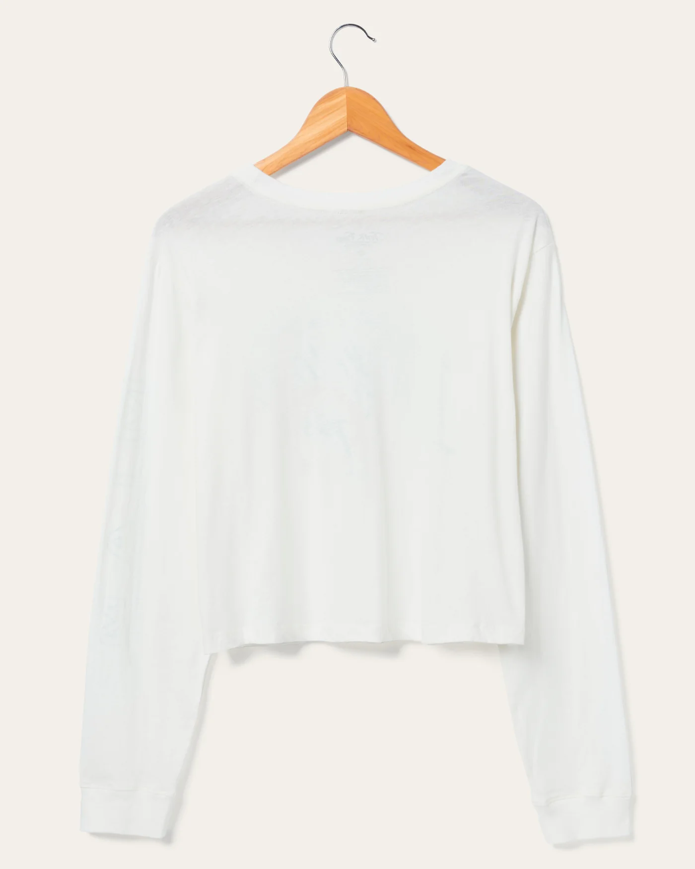 Women's San Francisco 49ers Touchdown Long Sleeve Crop Tee - Image 4