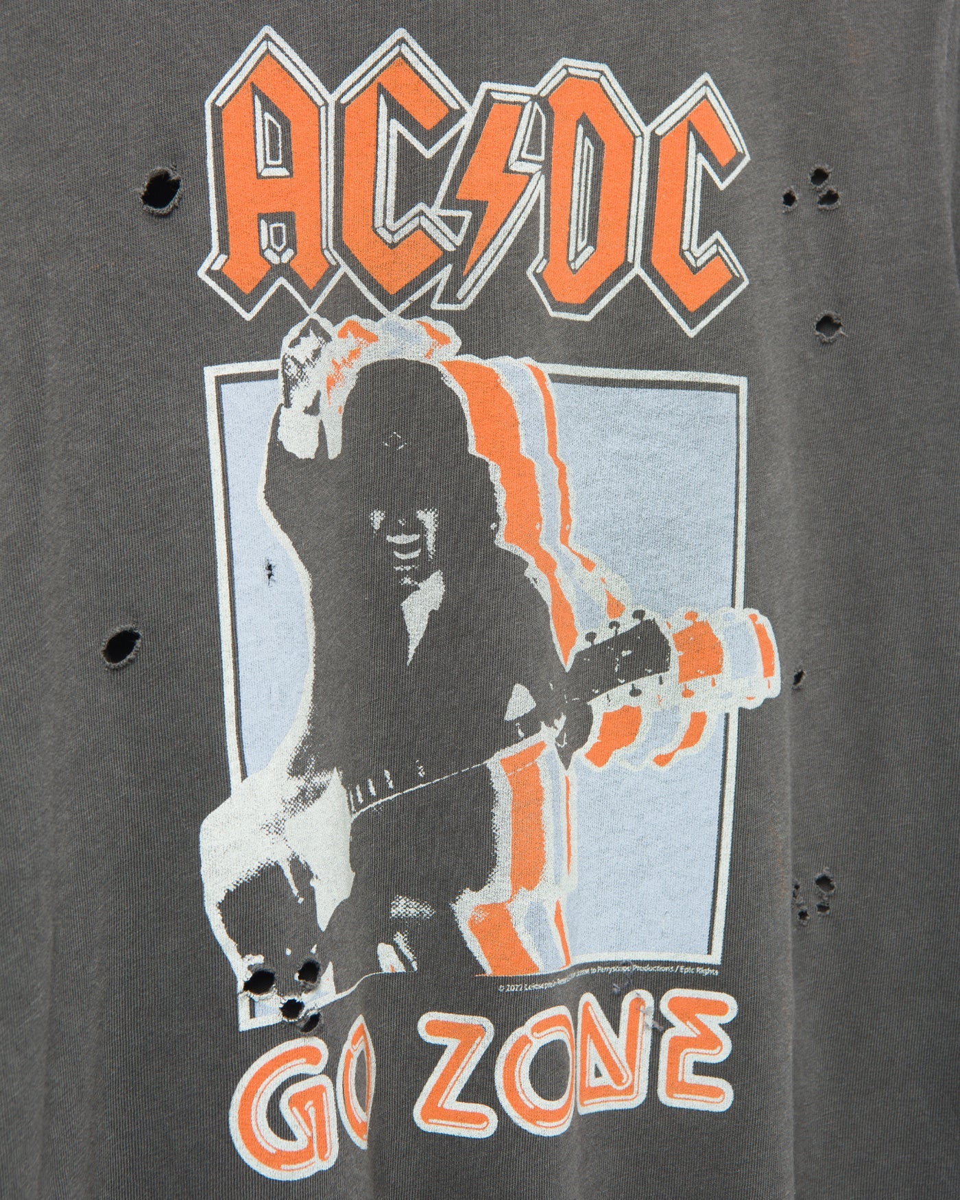 Women's AC/DC Go Zone Vintage Destroy Tee - Image 5