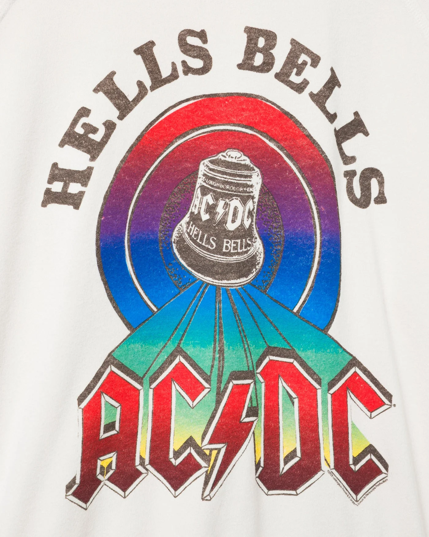 Women's AC/DC Hells Bells Raglan Crew Fleece - Image 3
