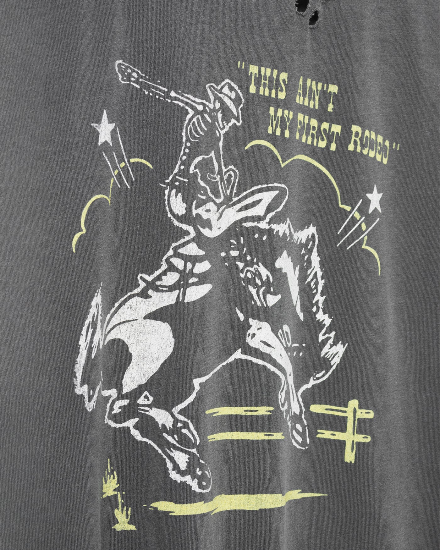 Women's Aint My First Rodeo Vintage Destroy Tee - Image 5