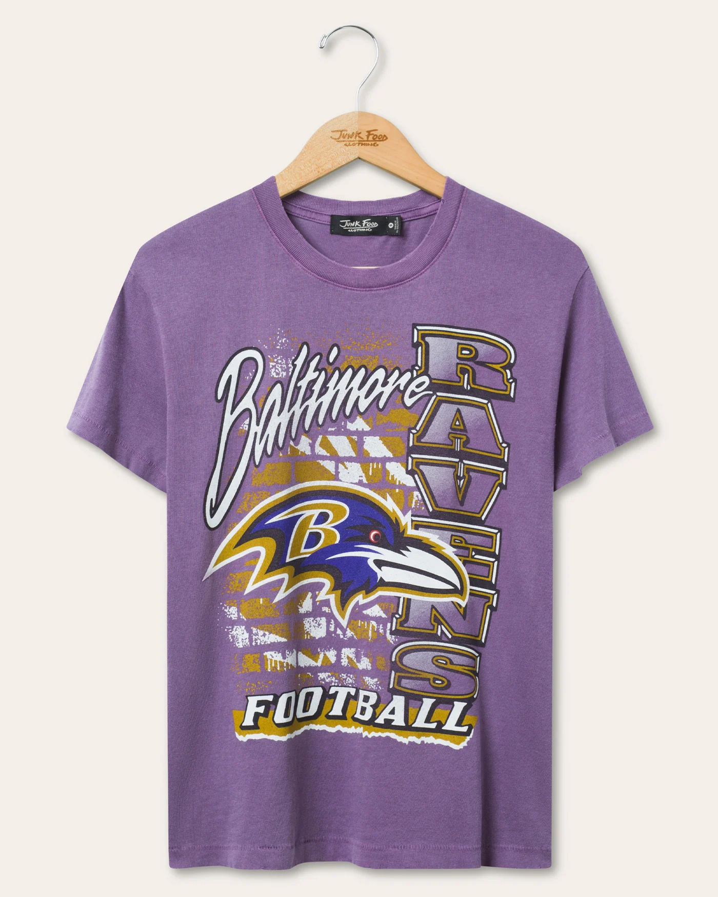 Women's Baltimore Ravens Brick Vintage Tee