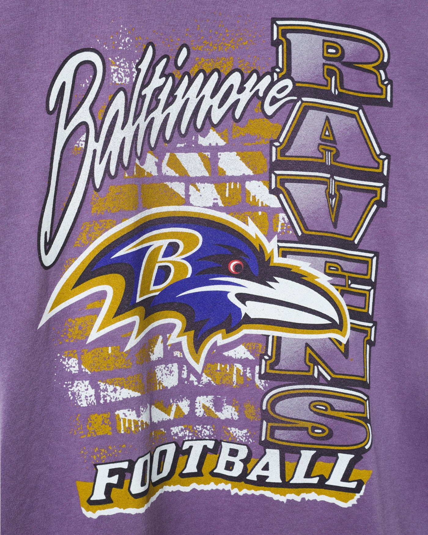 Women's Baltimore Ravens Brick Vintage Tee - Image 5