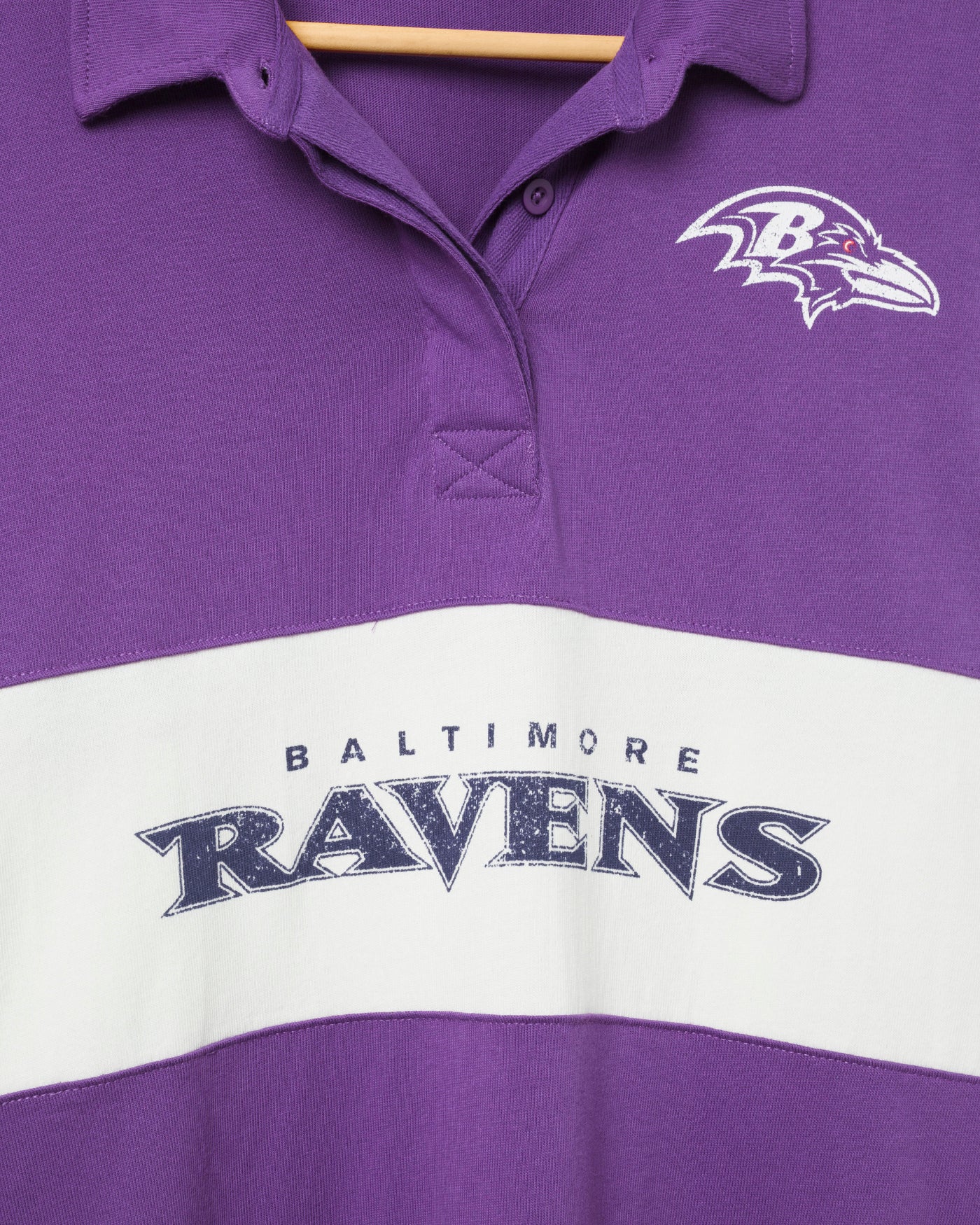 Women's Baltimore Ravens Rugby Long Sleeve - Image 3