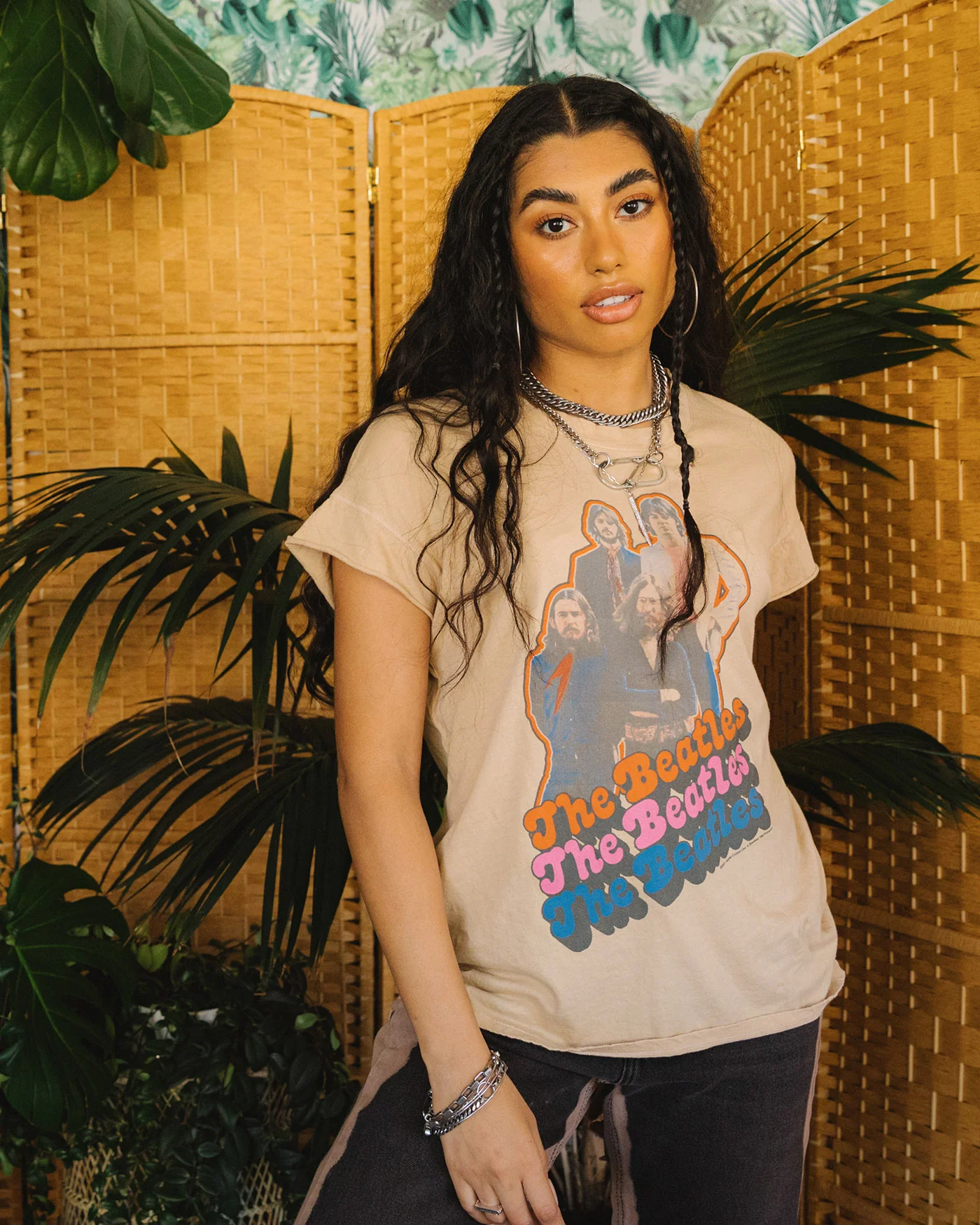 Women's The Beatles Group Pose Easy Tee - Image 2