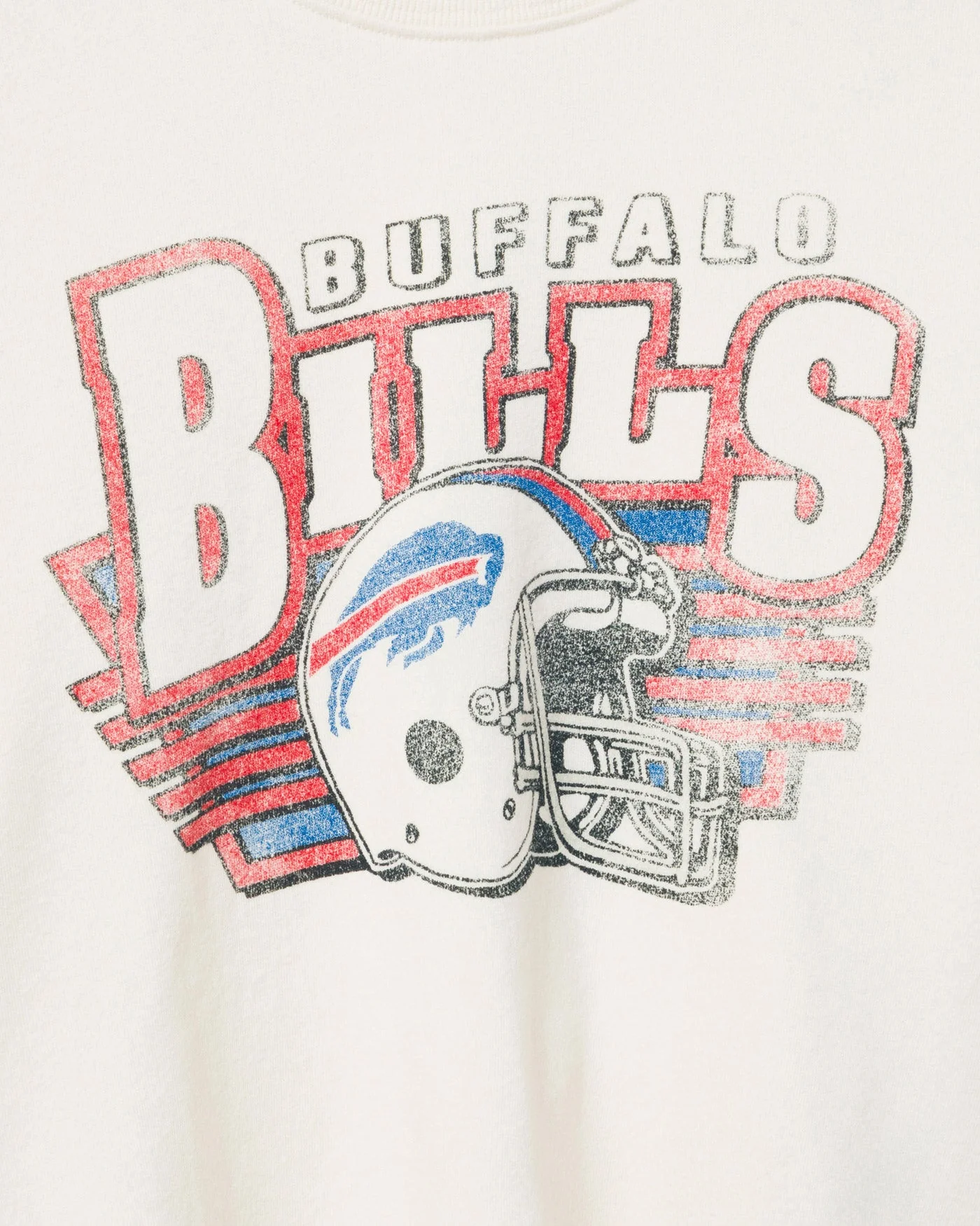 Women's Buffalo Bills Kickoff Crop Crew Fleece - Image 3