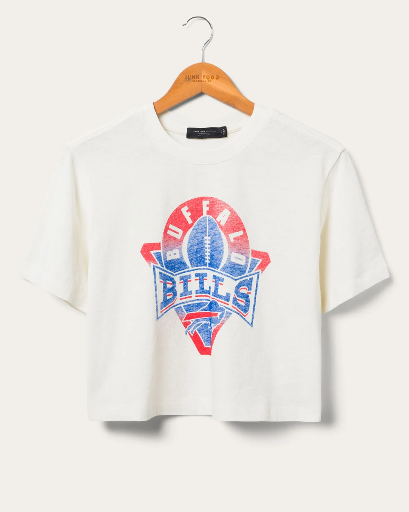Women's Buffalo Bills Mock Neck Crop Tee
