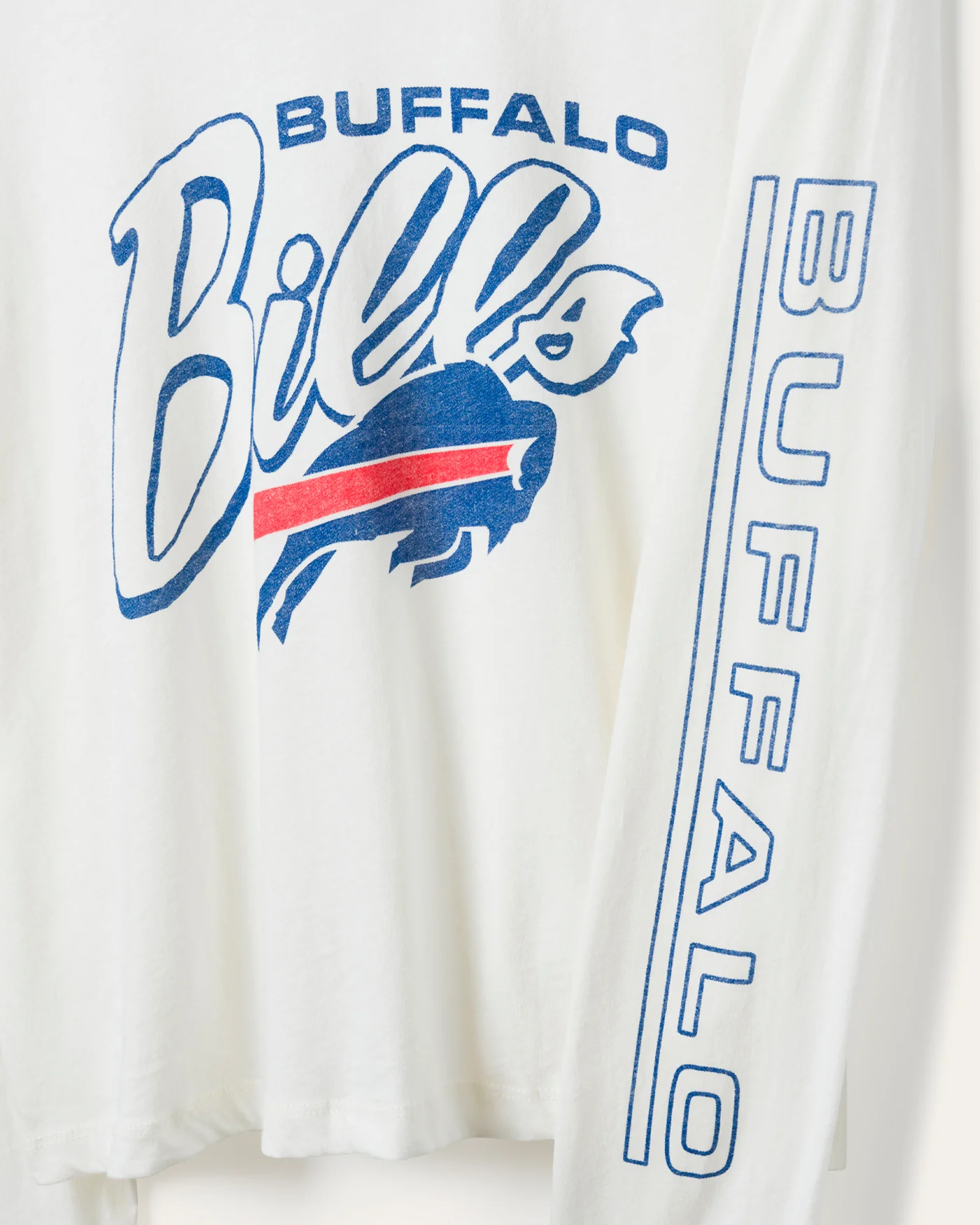 Women's Buffalo Bills Touchdown Long Sleeve Crop Tee - Image 5