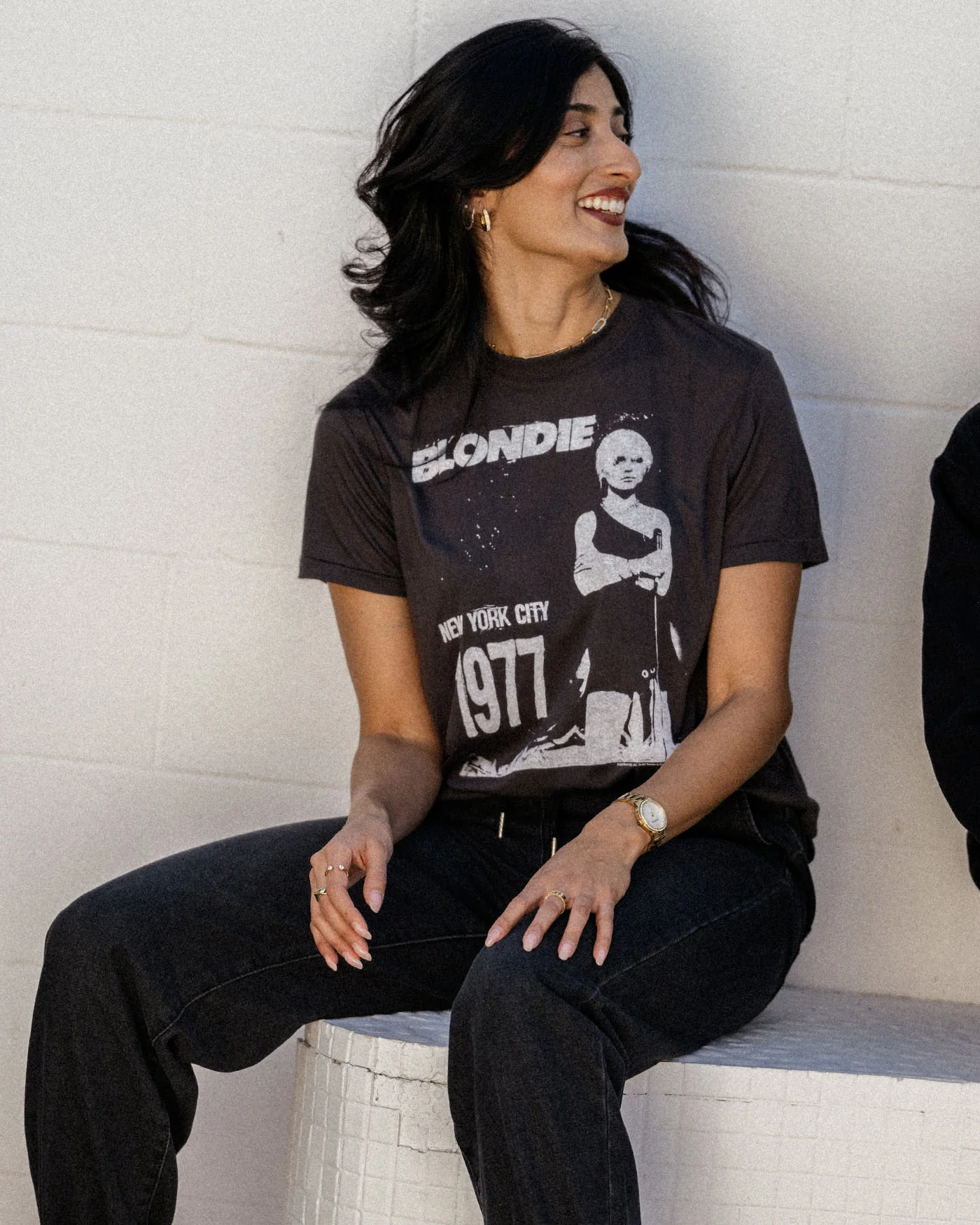 Women's Blondie 1977 Vintage Tissue Tee - Image 2
