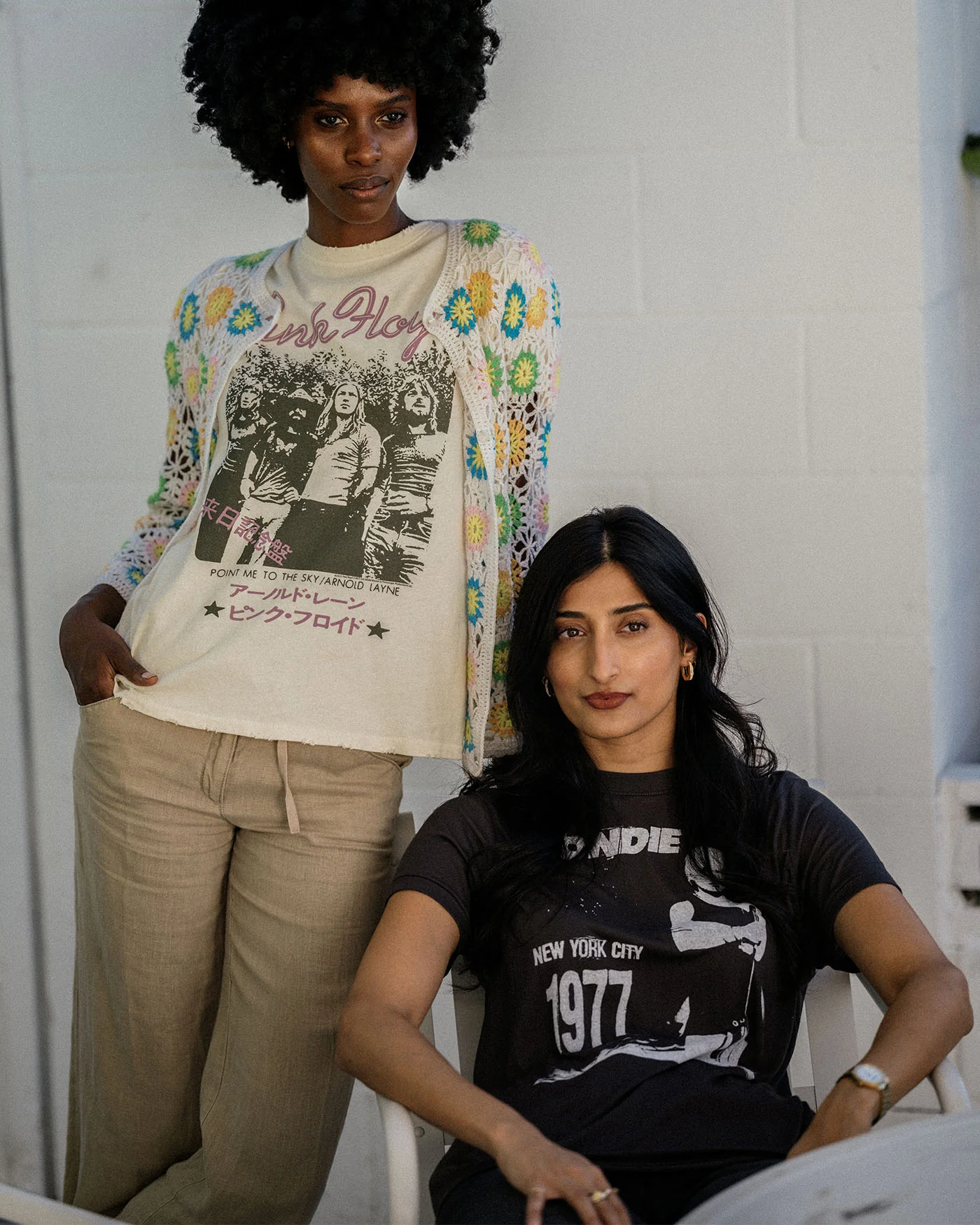 Women's Blondie 1977 Vintage Tissue Tee - Image 3