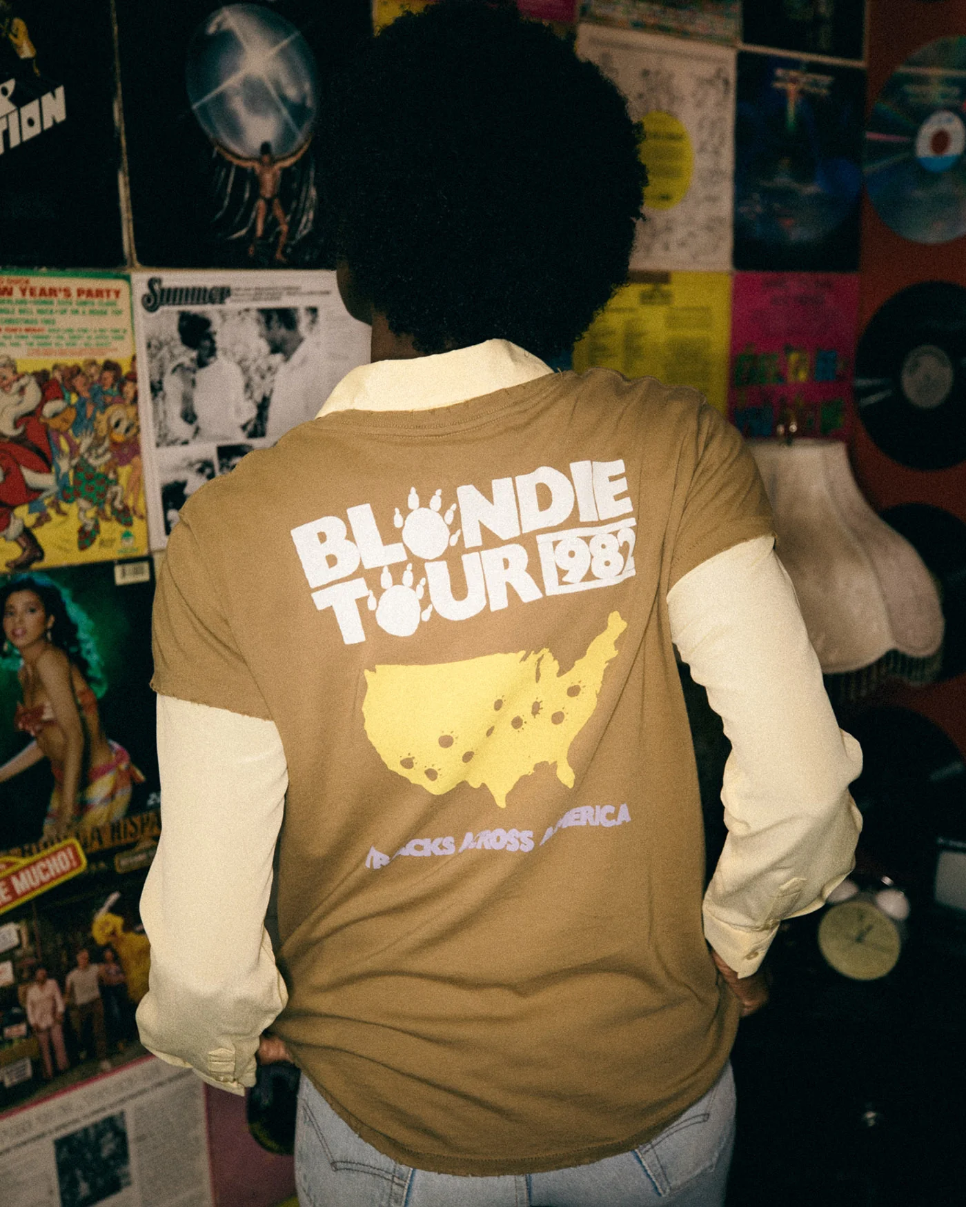 Women's Blondie 1982 Tour Vintage Tee - Image 5