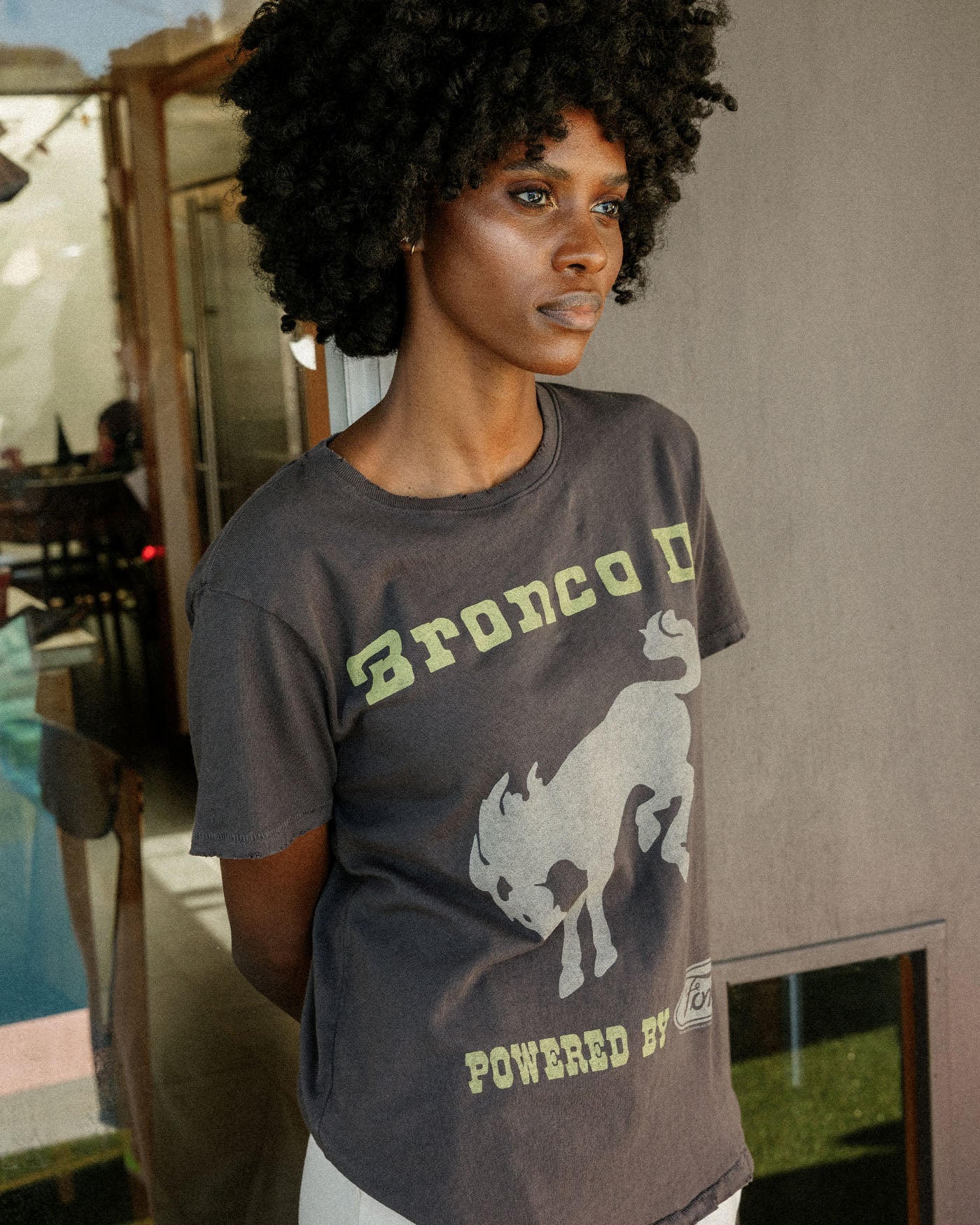 Women's Bronco Get Up and Go Vintage Tee - Image 4