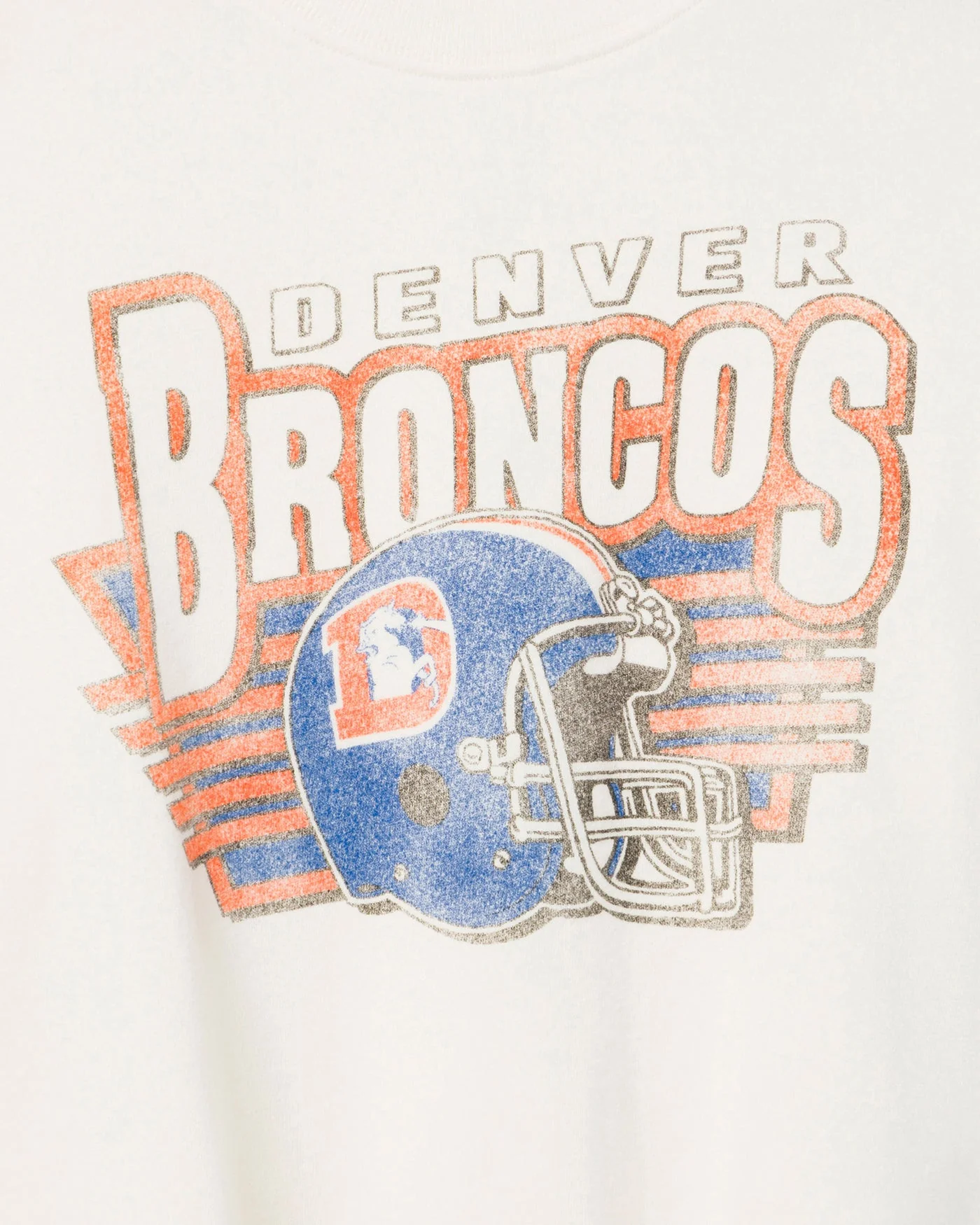 Women's Denver Broncos Kickoff Crop Crew Fleece - Image 4