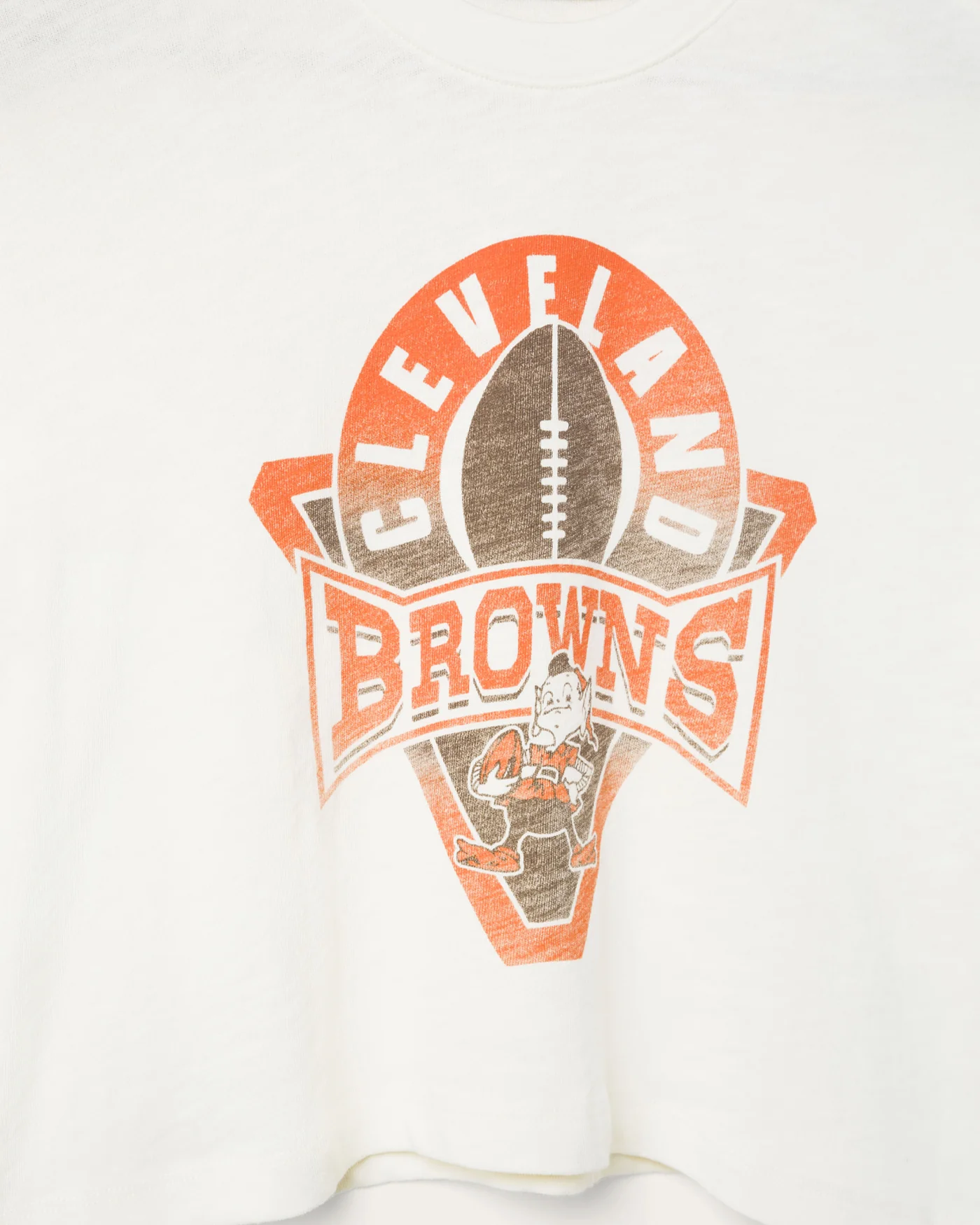 Women's Browns Mock Neck Crop Tee - Image 5