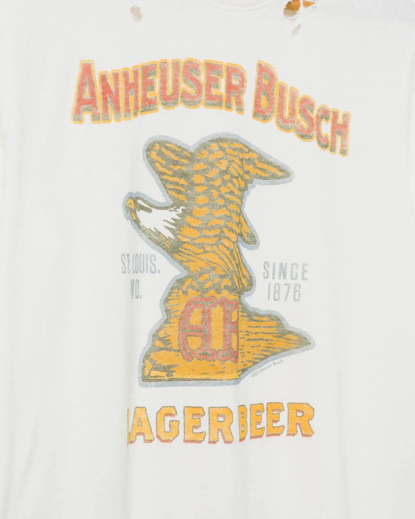 Women's Budweiser AB Eagle Vintage Destroy Tee - Image 5