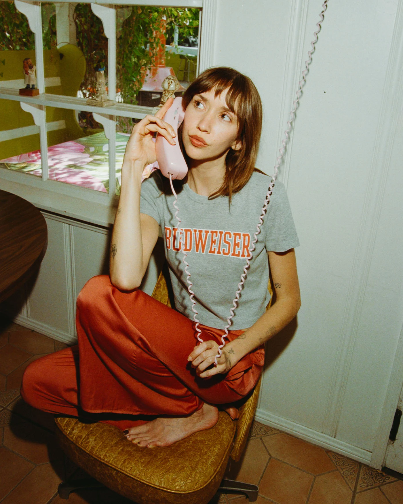 Women's Budweiser Baby Tee - Image 2