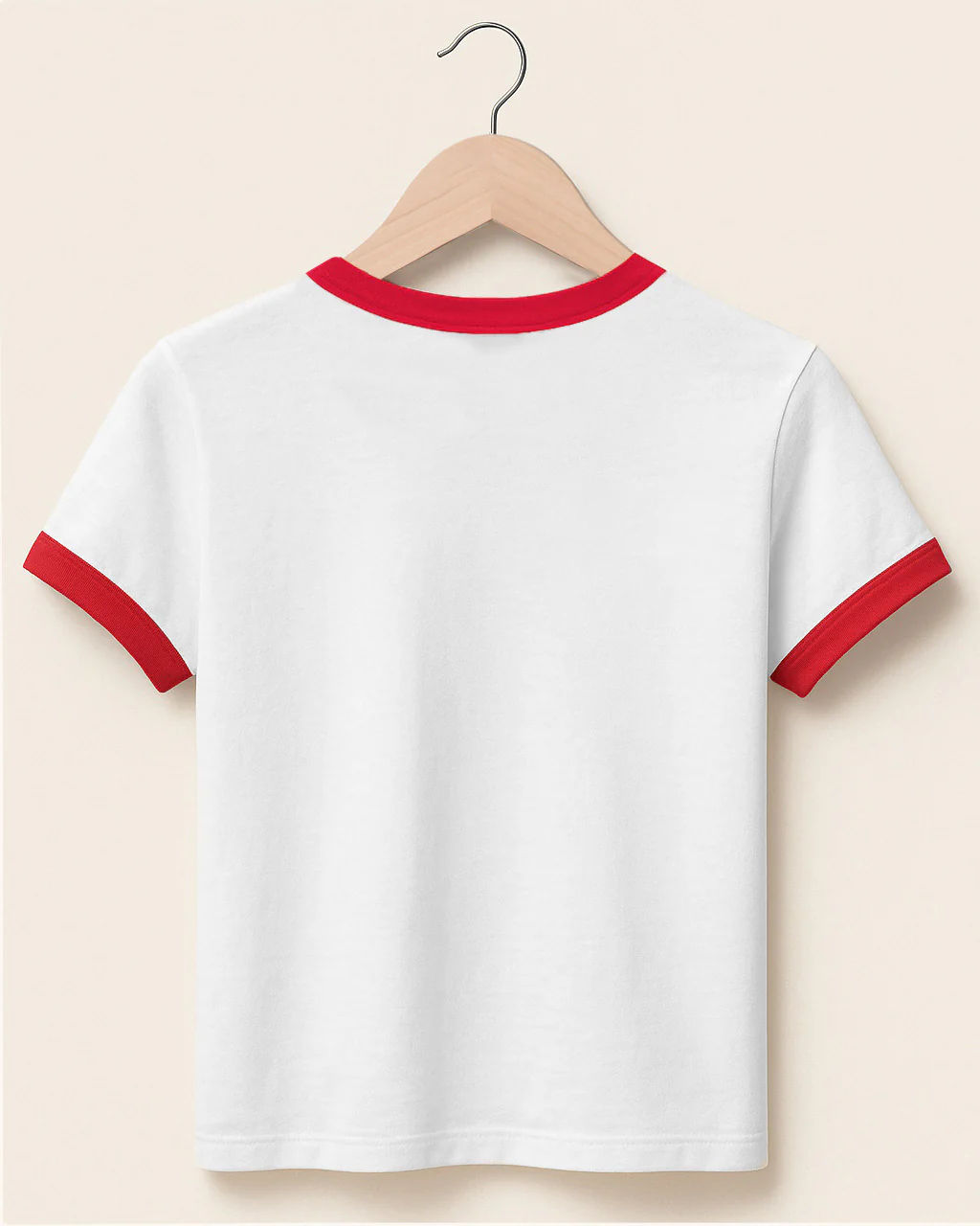 Women's Budweiser Clydesdales Ringer Baby Tee - Image 4