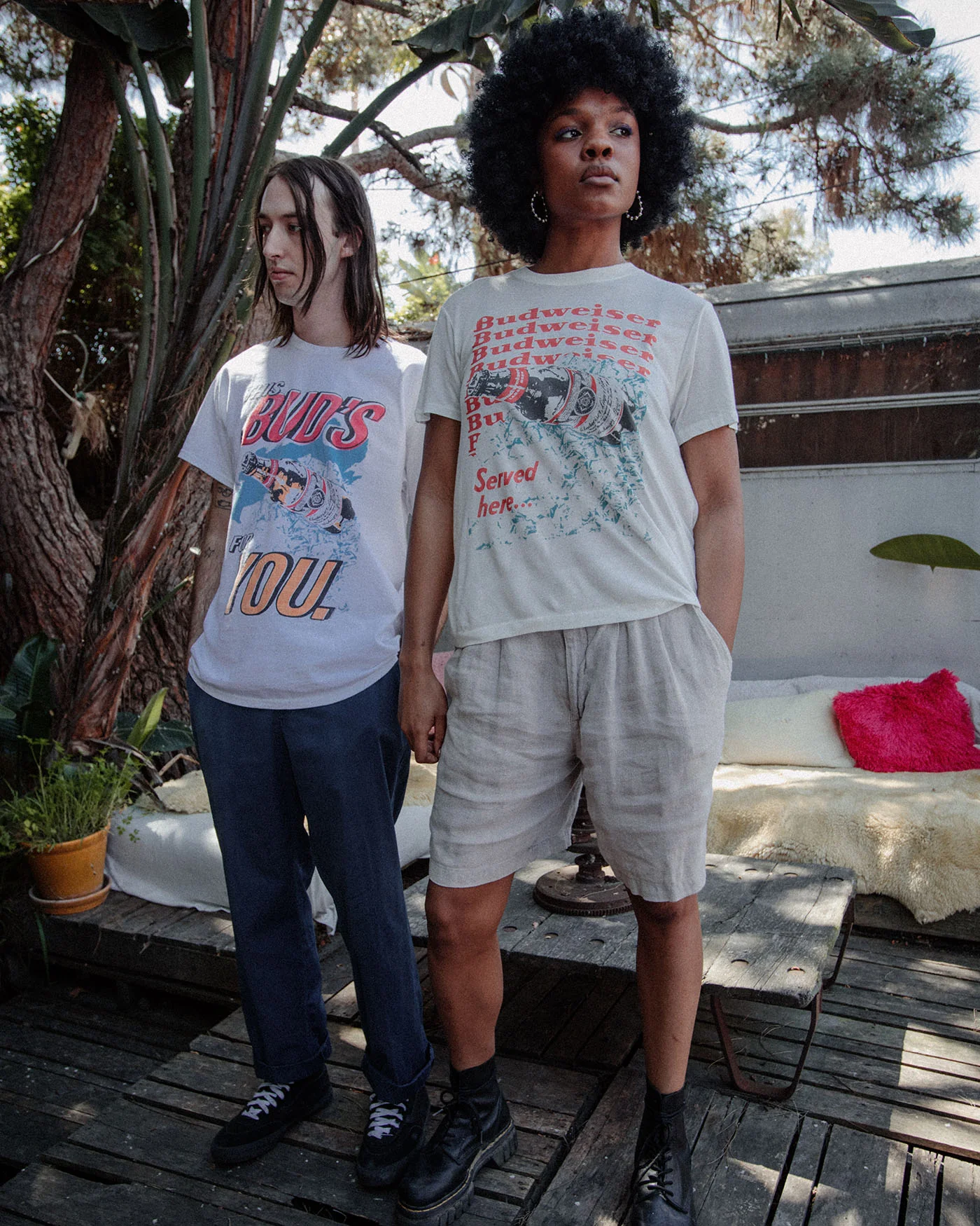 Women's Budweiser Ice Vintage Tissue Tee - Image 2