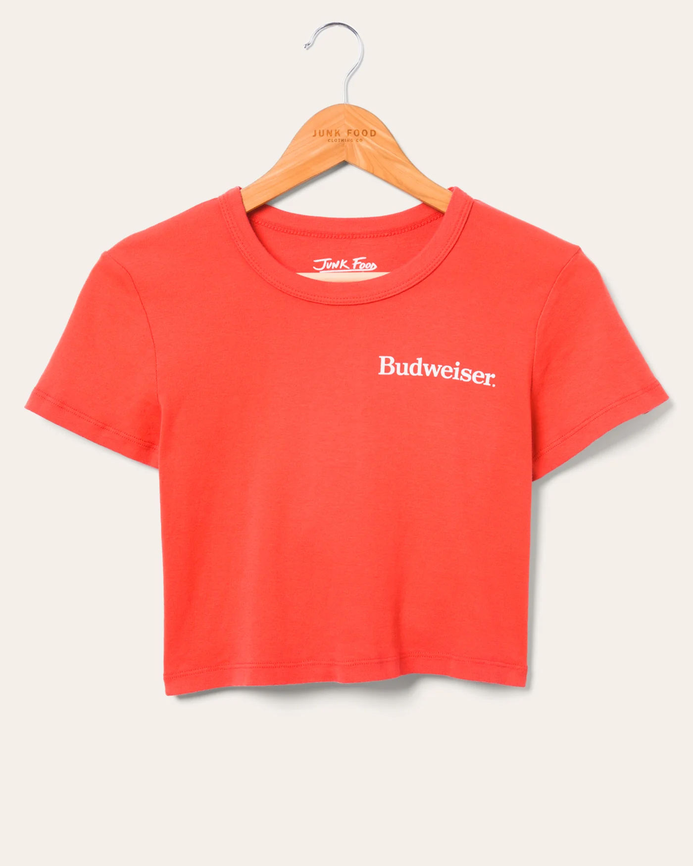 Women's Budweiser Label Baby Tee