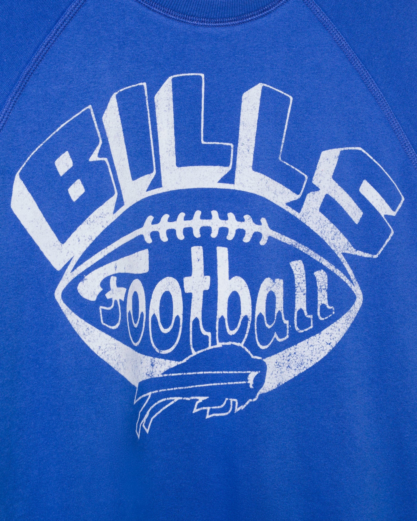 Women's Buffalo Bills Football Raglan Crew Fleece - Image 3
