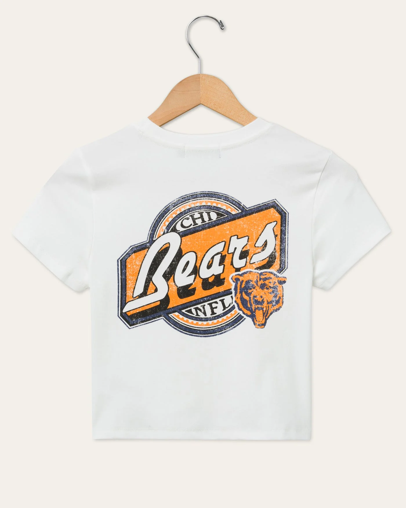 Women's Chicago Bears Cheers Baby Tee - Image 3