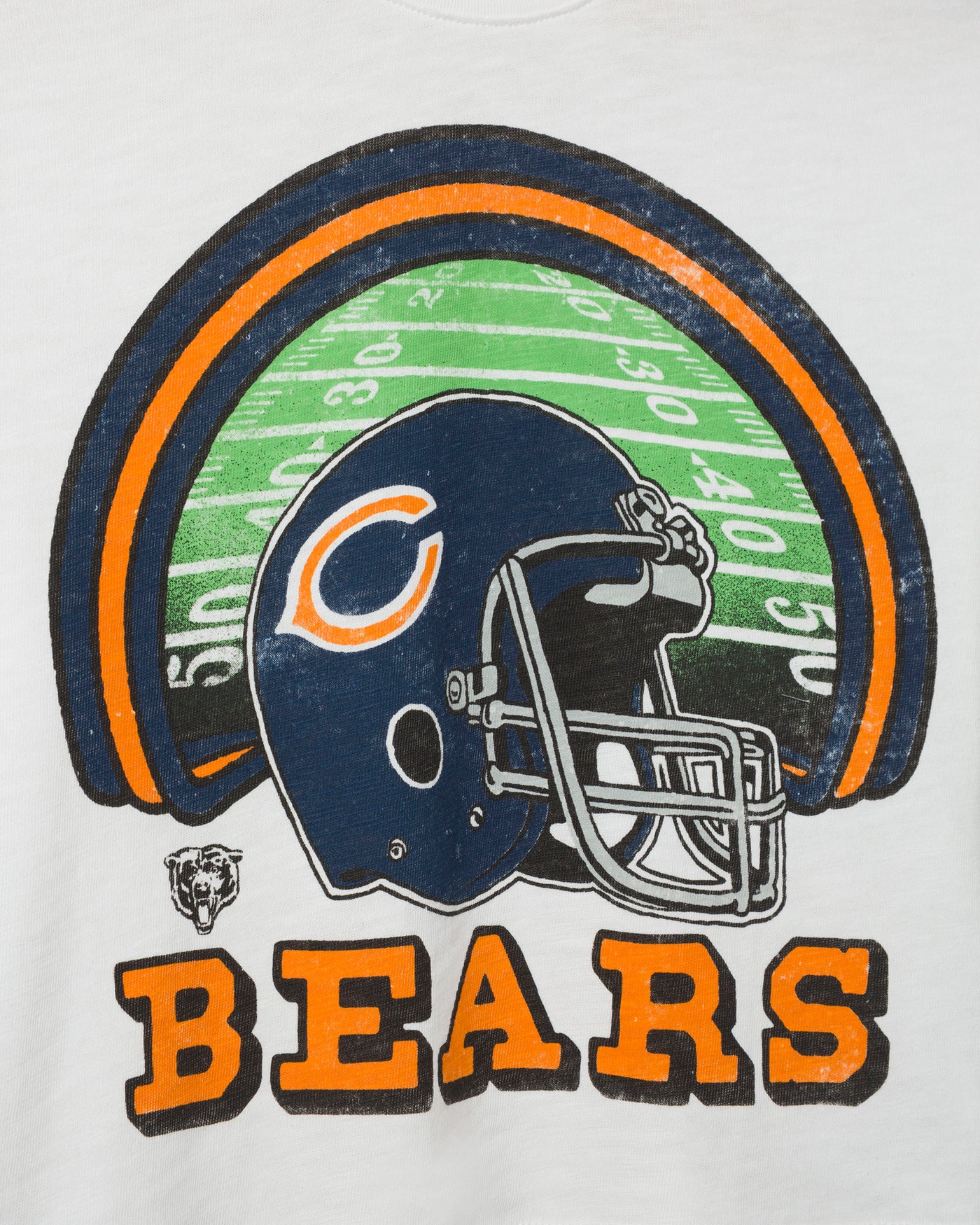 Women's Chicago Bears Game Time Mock Neck Crop Tee - Image 5