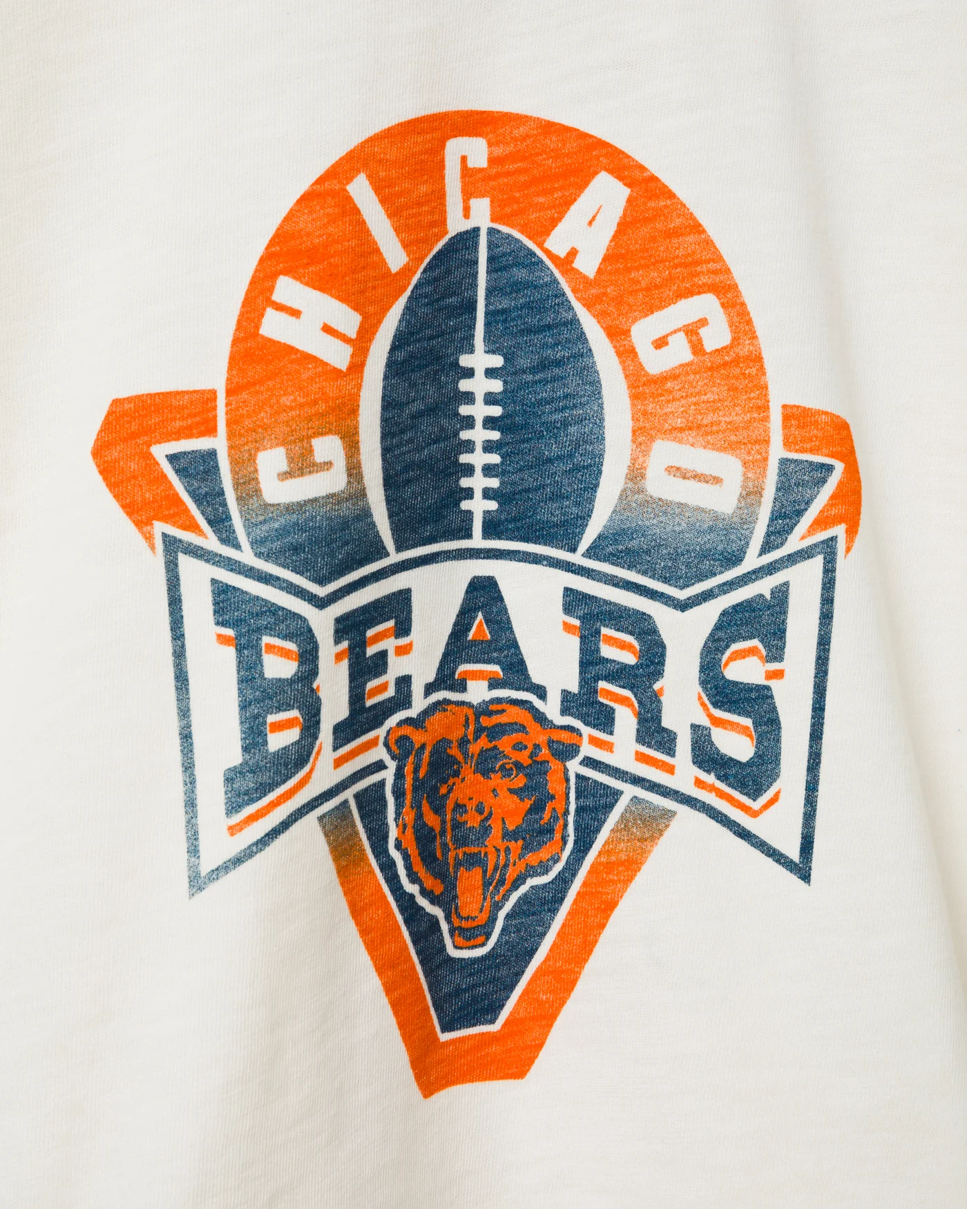 Women's Chicago Bears Mock Neck Crop Tee - Image 3