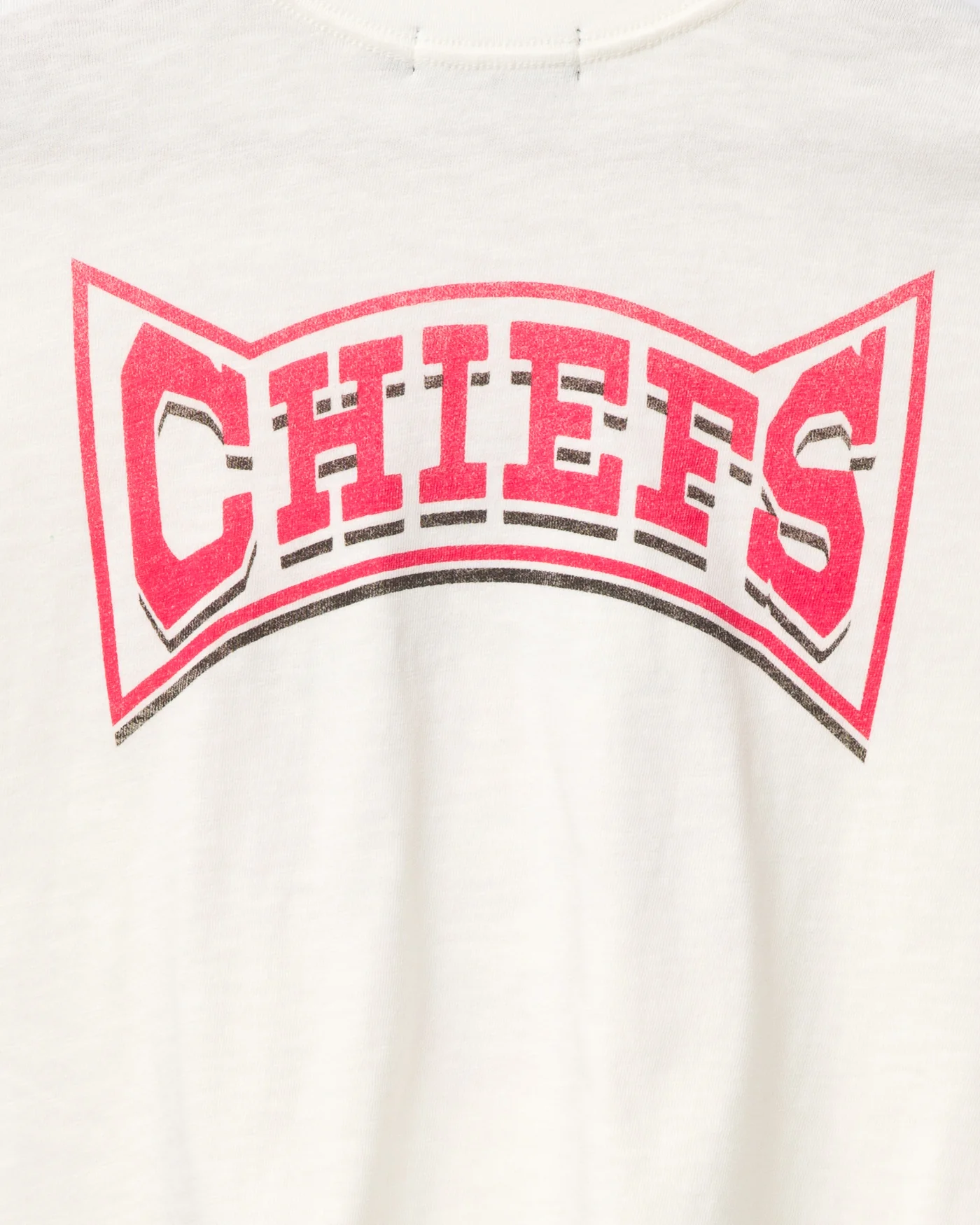 Women's Kansas City Chiefs Mock Neck Crop Tee - Image 4