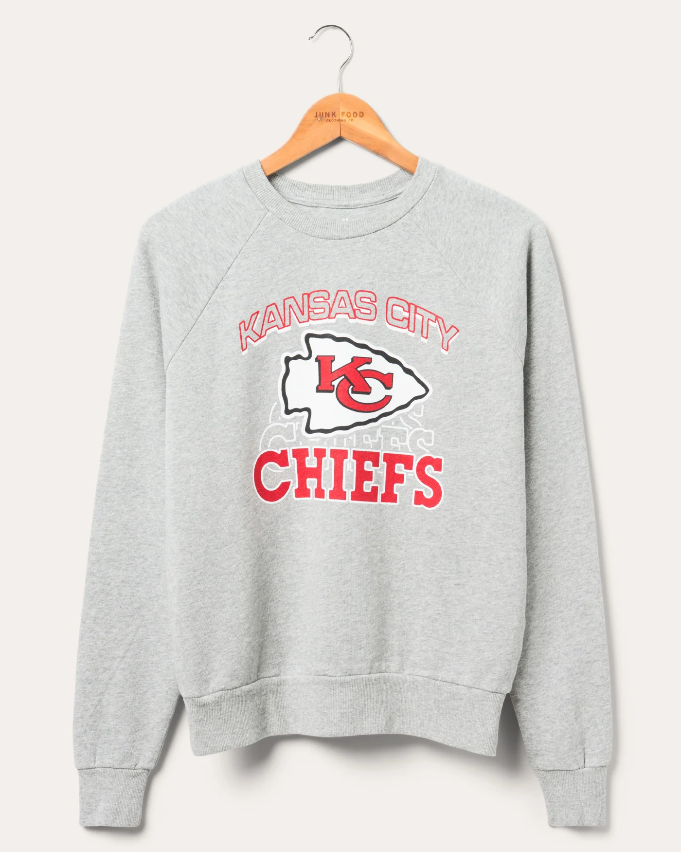 Women's Kansas City Chiefs Repeat Vintage Raglan Pullover