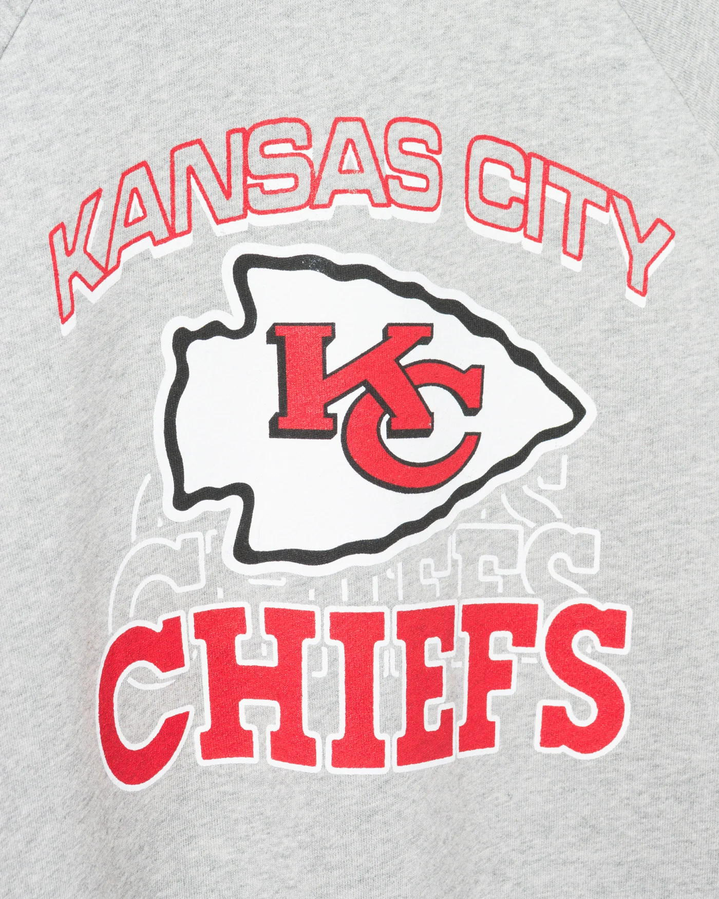 Women's Kansas City Chiefs Repeat Vintage Raglan Pullover - Image 3