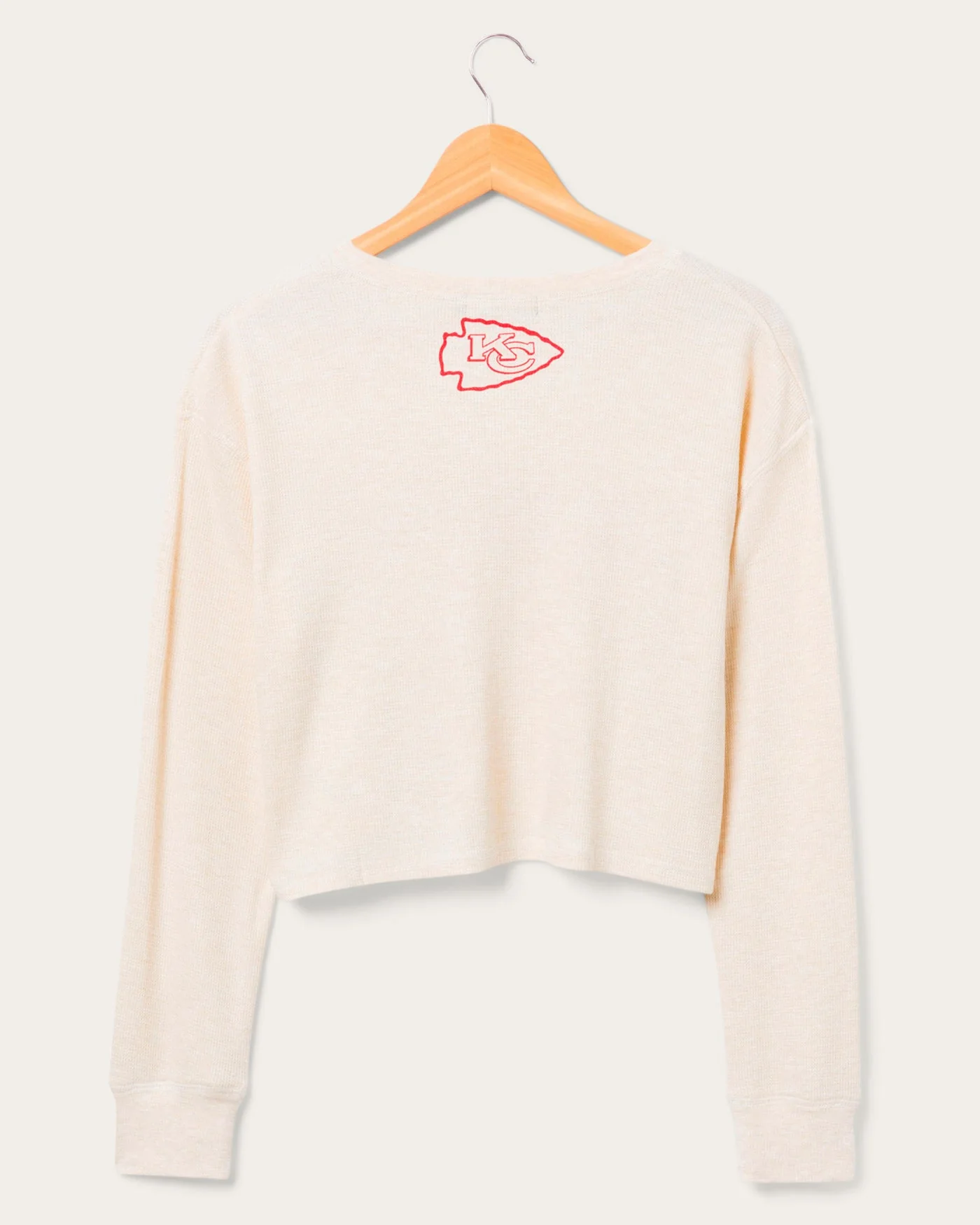Women's Kansas City Chiefs Sunday Crop Thermal - Image 4