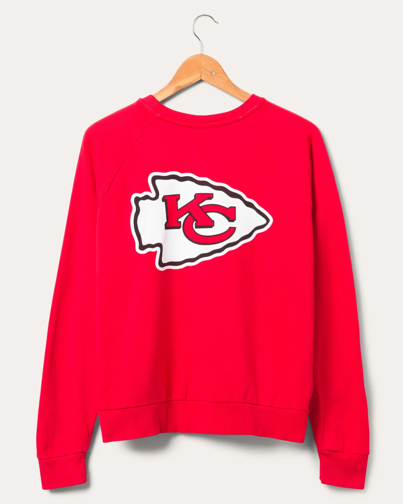 Women's Kansas City Chiefs Vintage Raglan Pullover - Image 2