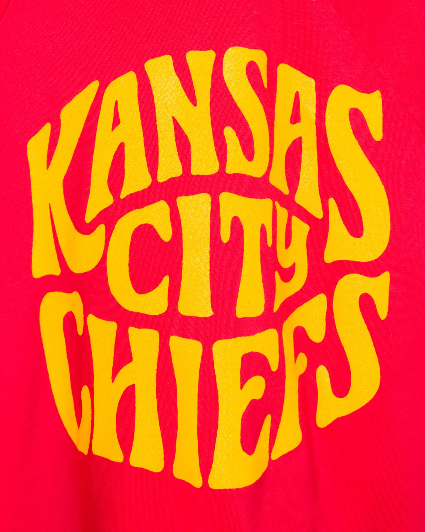 Women's Kansas City Chiefs Vintage Raglan Pullover - Image 3